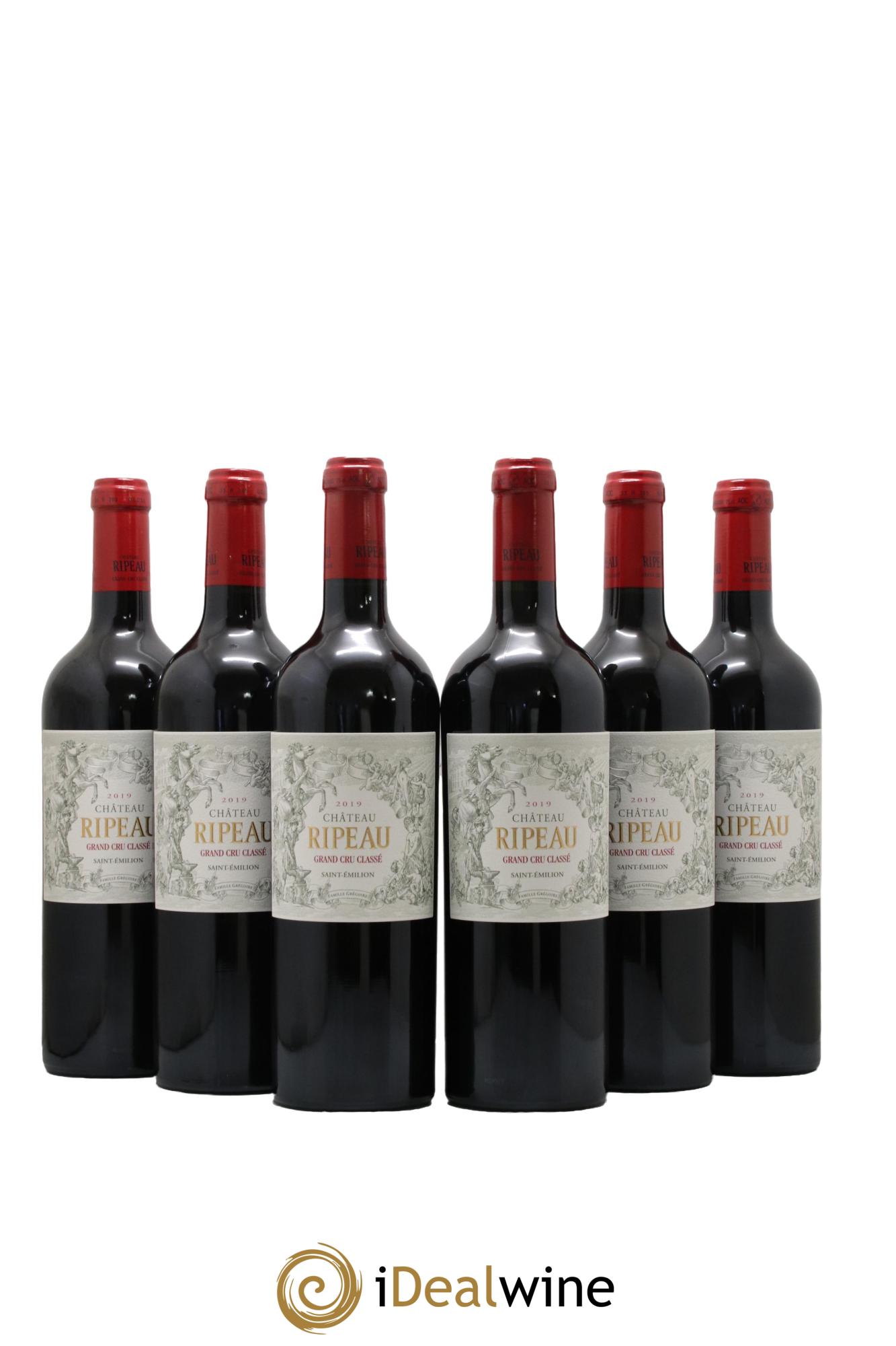 Château Ripeau Grand Cru Classé 2019 - Lot de 6 bouteilles - 0