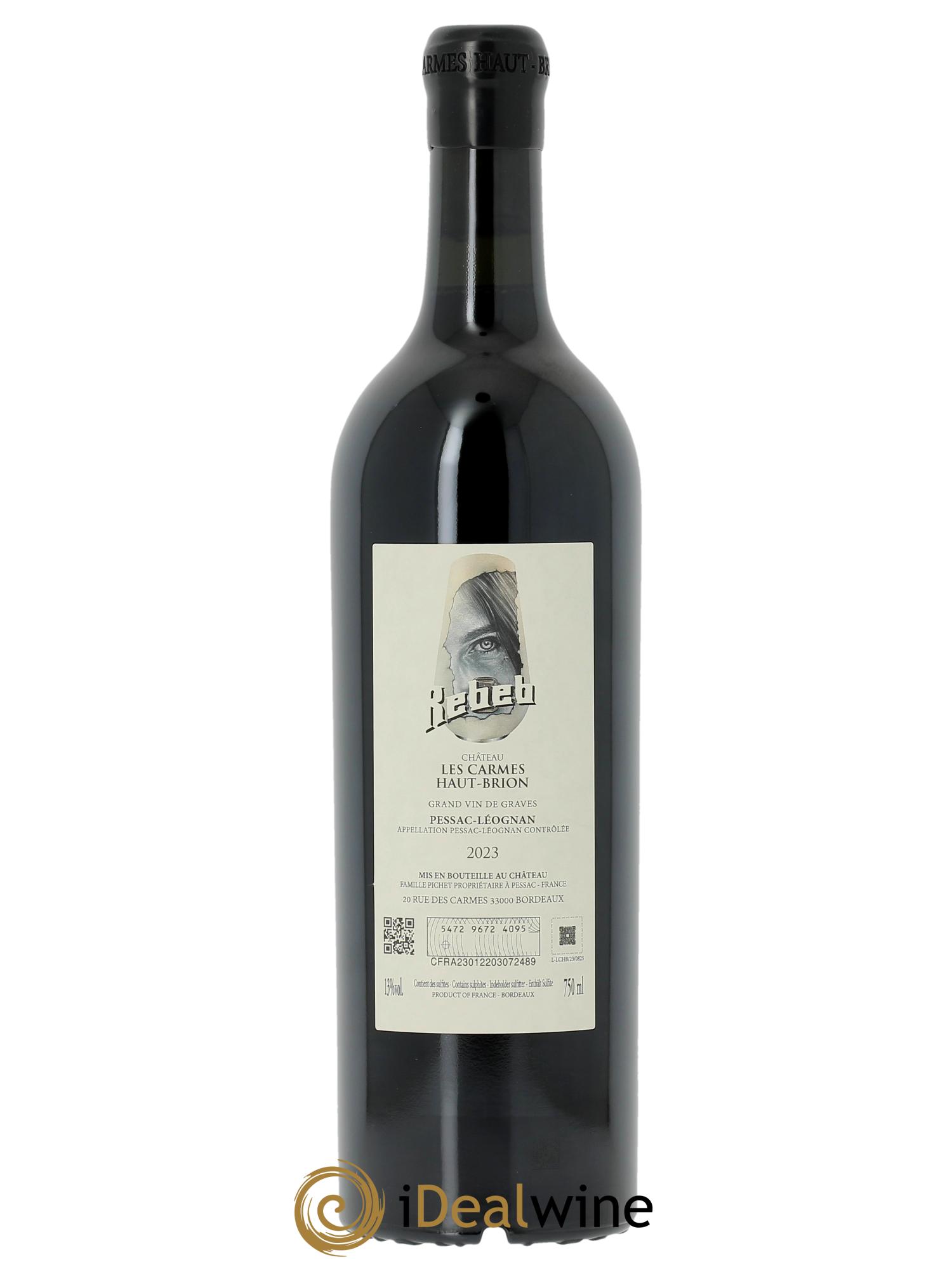 Château Les Carmes Haut-Brion (CBO à partir de 3 bts) 2023 - Lot de 1 bouteille - 1