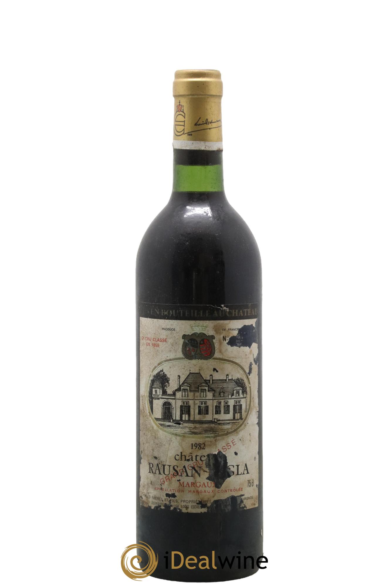 Château Rauzan Ségla Grand Cru Classé 1982 - Lot de 1 bouteille - 0