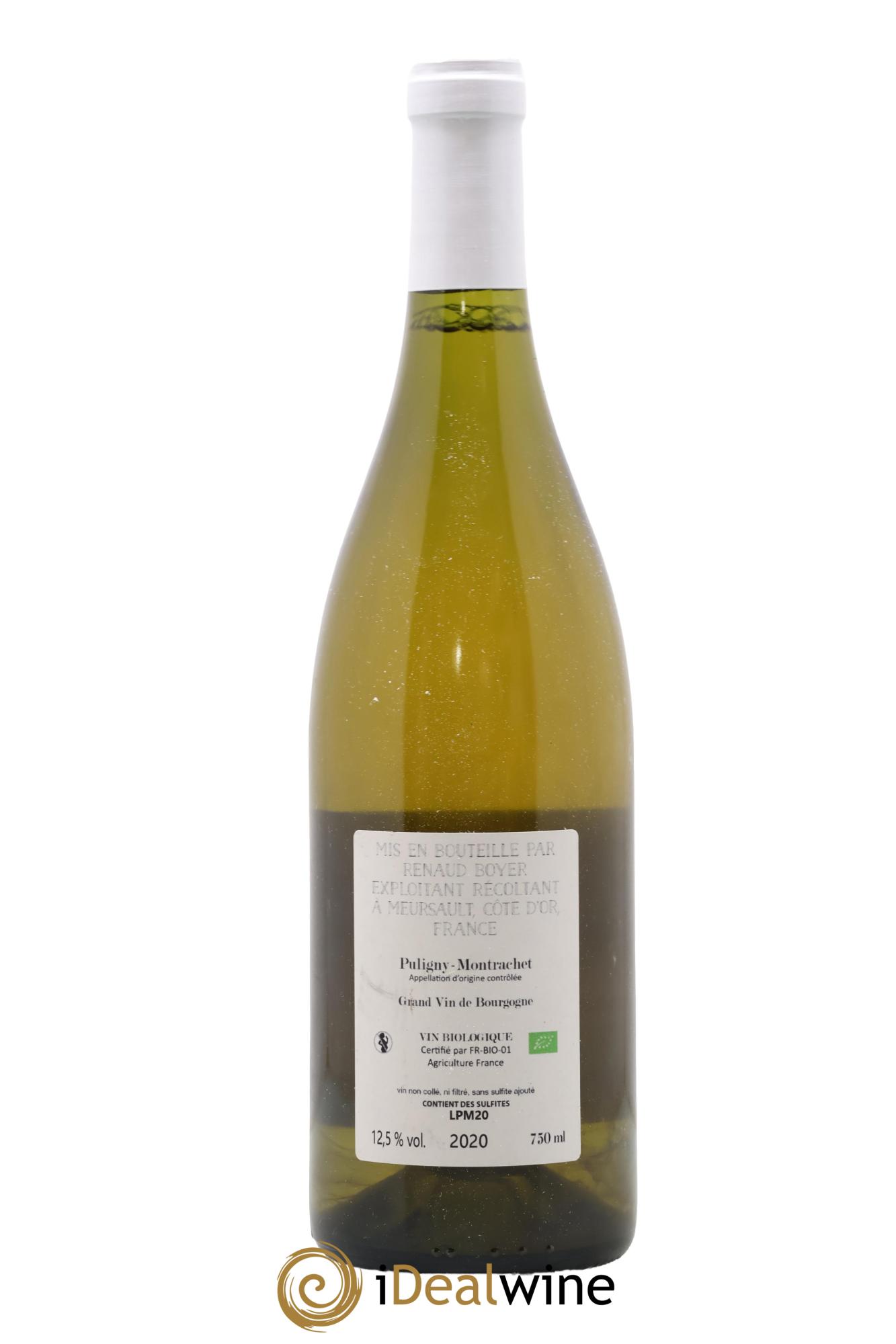 Puligny-Montrachet Les Reuchaux Renaud Boyer 2020 - Lot of 1 bottle - 1