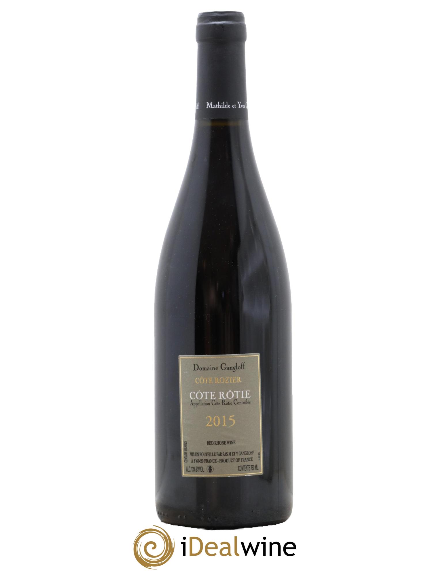 Côte-Rôtie Côte Rozier Gangloff (Domaine) 2015 - Lot de 1 bouteille - 1
