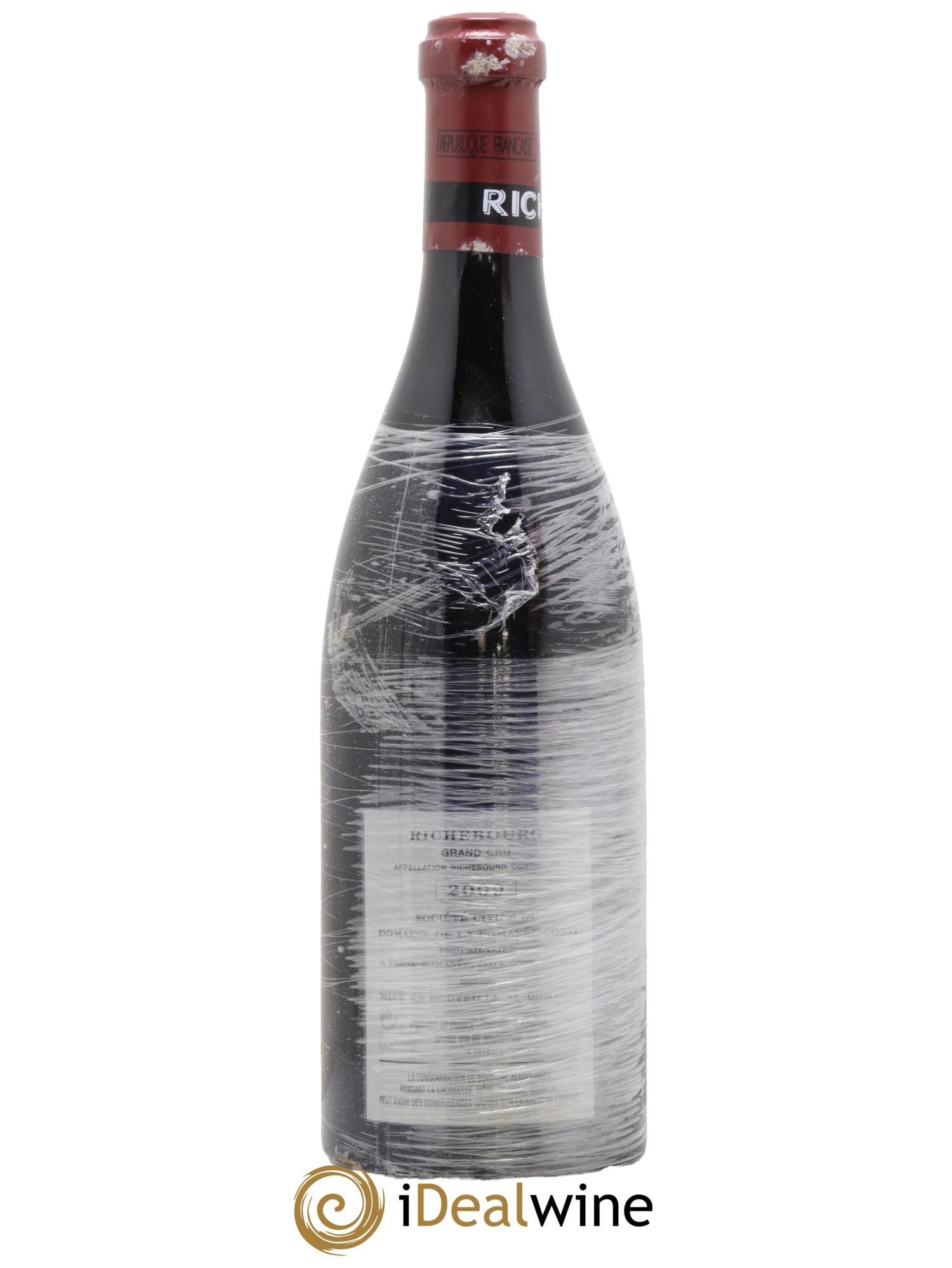 Richebourg Grand Cru Domaine de la Romanée-Conti 2009 - Lotto di 1 bottiglia - 1