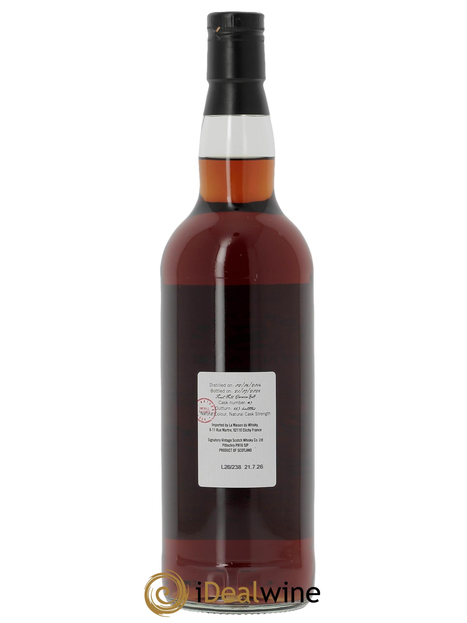 Aberfeldy 12 ans 1st Fill Oloroso Plume Signatory Vintage  2014 - Lot de 1 bouteille - 2