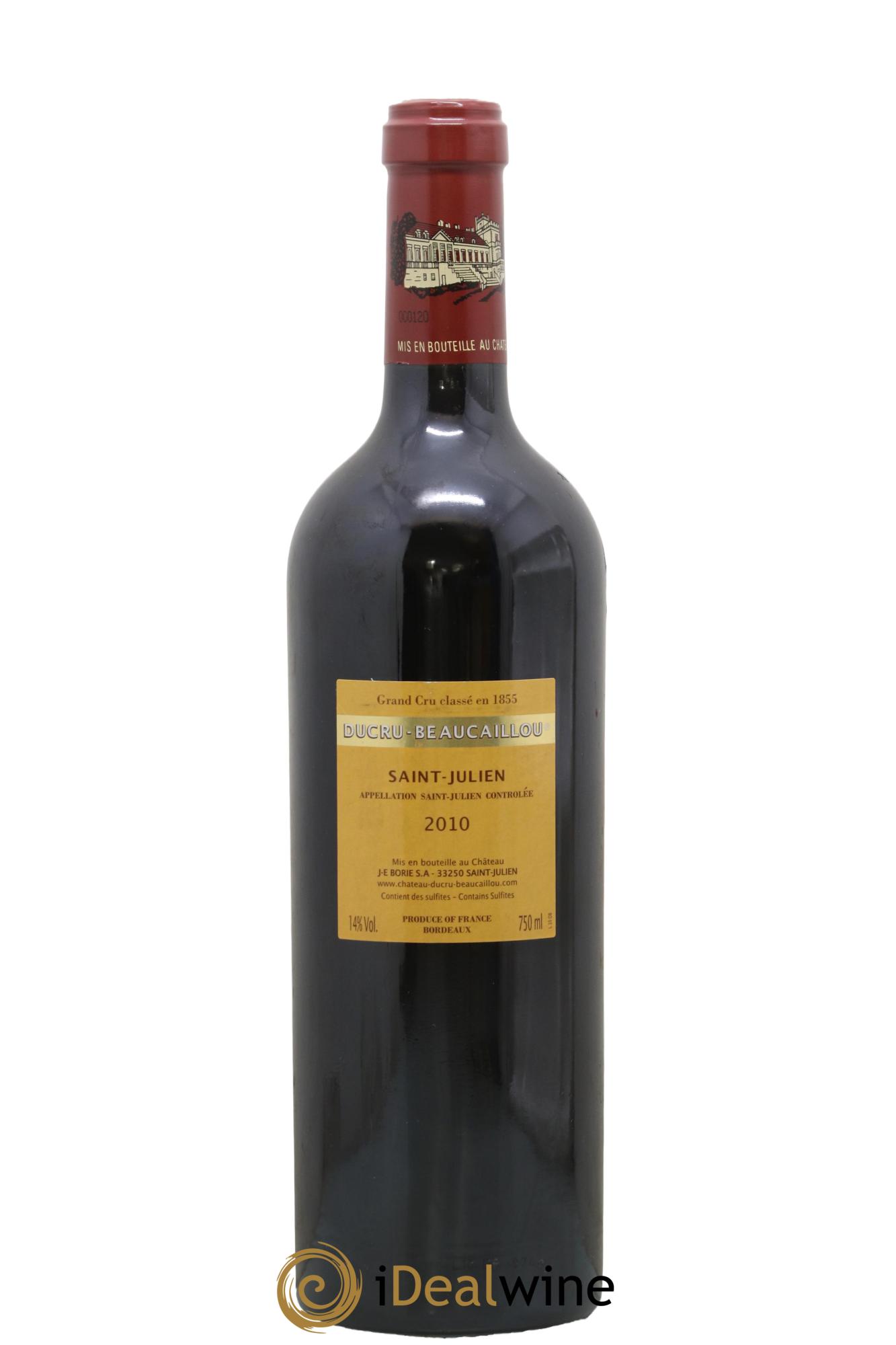 Château Ducru Beaucaillou 2ème Grand Cru Classé 2010 - Lot de 1 bouteille - 1