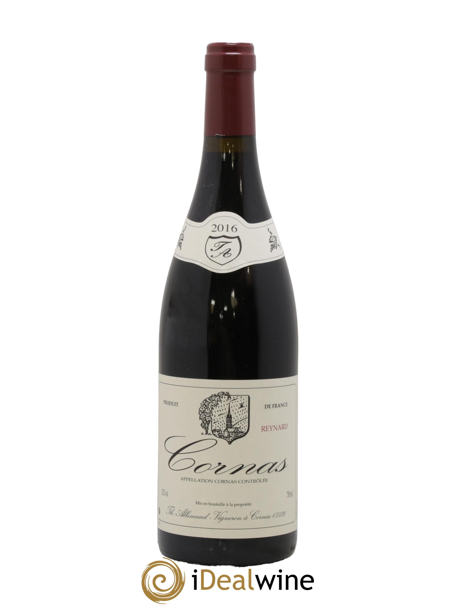 Cornas Reynard Thierry Allemand 2016 - Lot of 1 bottle - 0