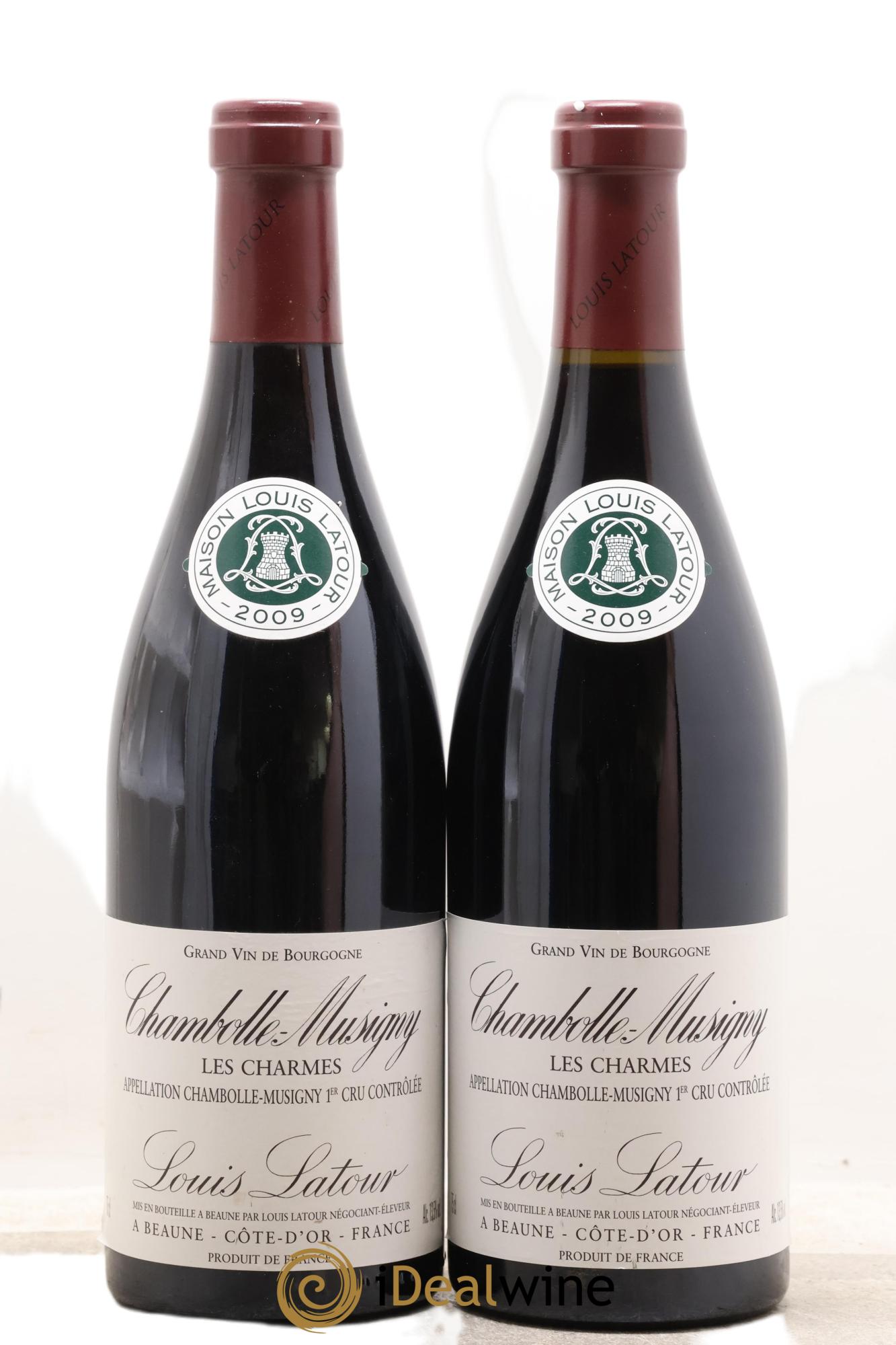Chambolle-Musigny 1er Cru Les Charmes Louis Latour 2009 - Lot de 2 bouteilles - 0