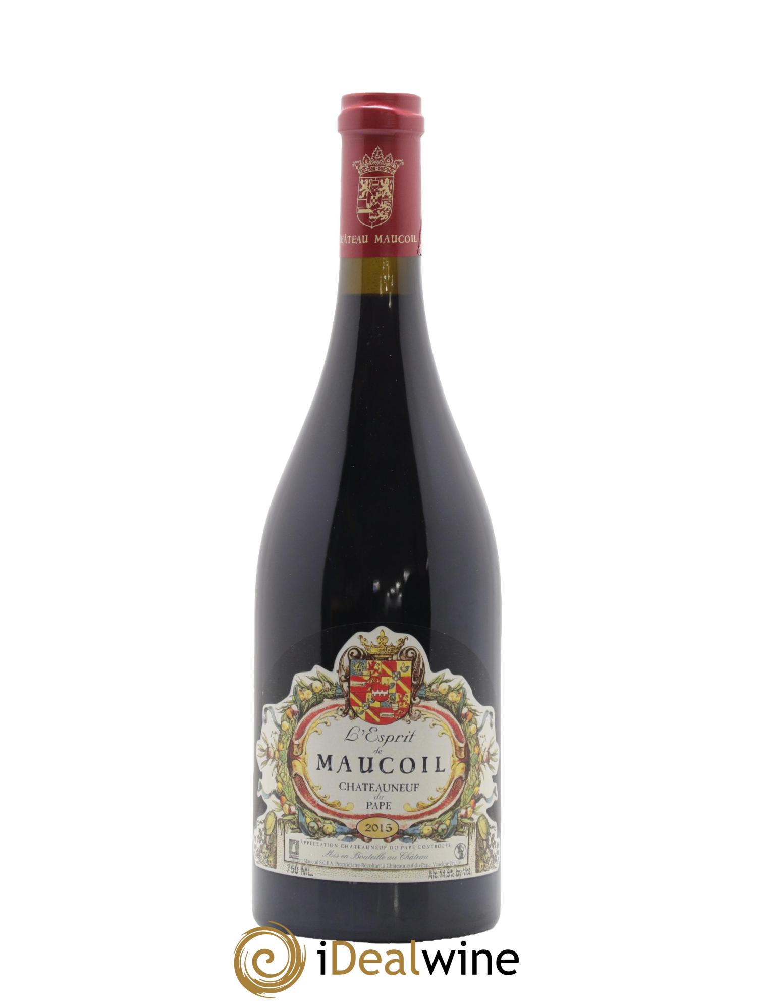 Châteauneuf-du-Pape Esprit de Maucoil Château Maucoil 2015 - Lot de 1 bouteille - 0