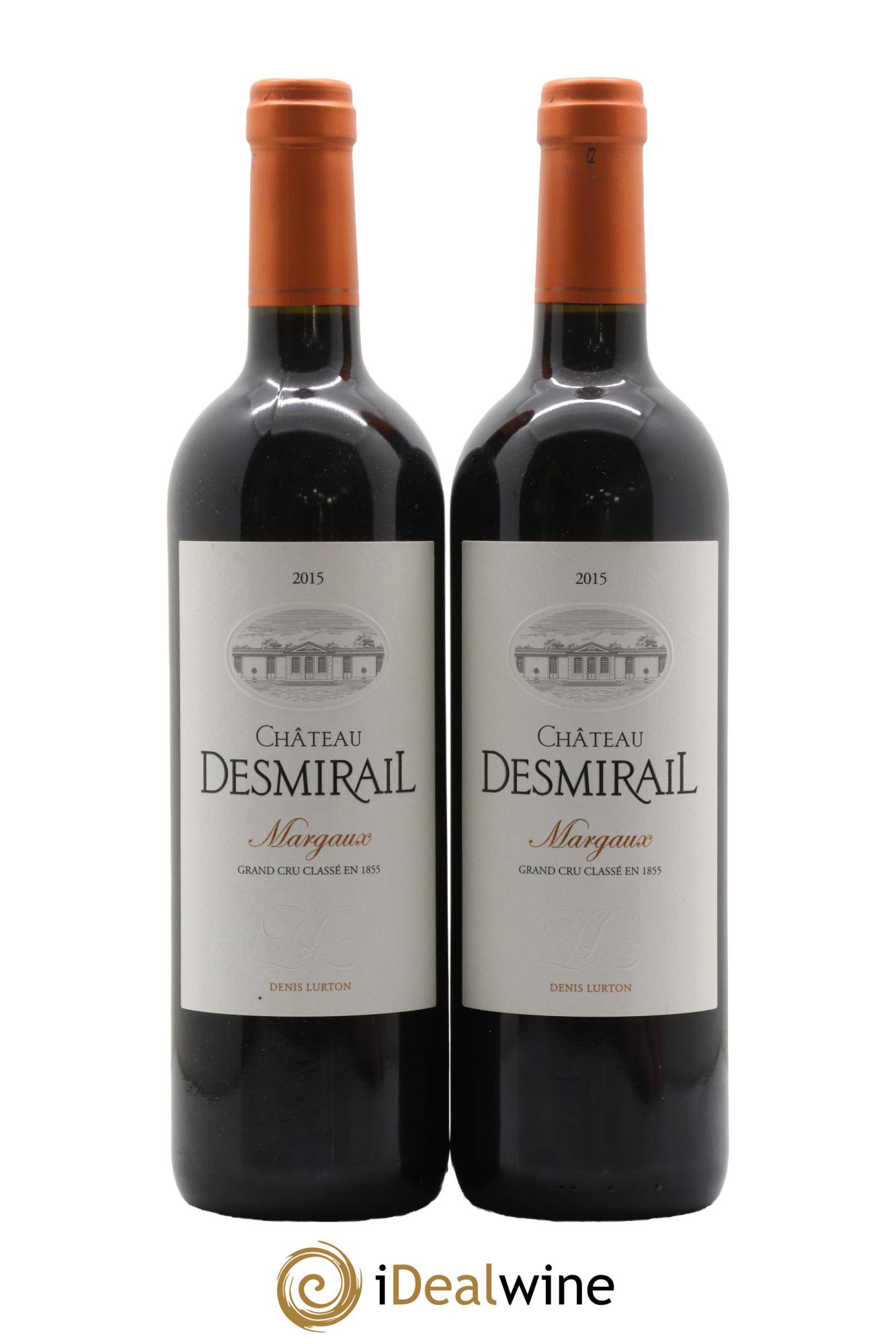 Château Desmirail 3ème Grand Cru Classé 2015 - Lotto di 2 bottiglie - 0
