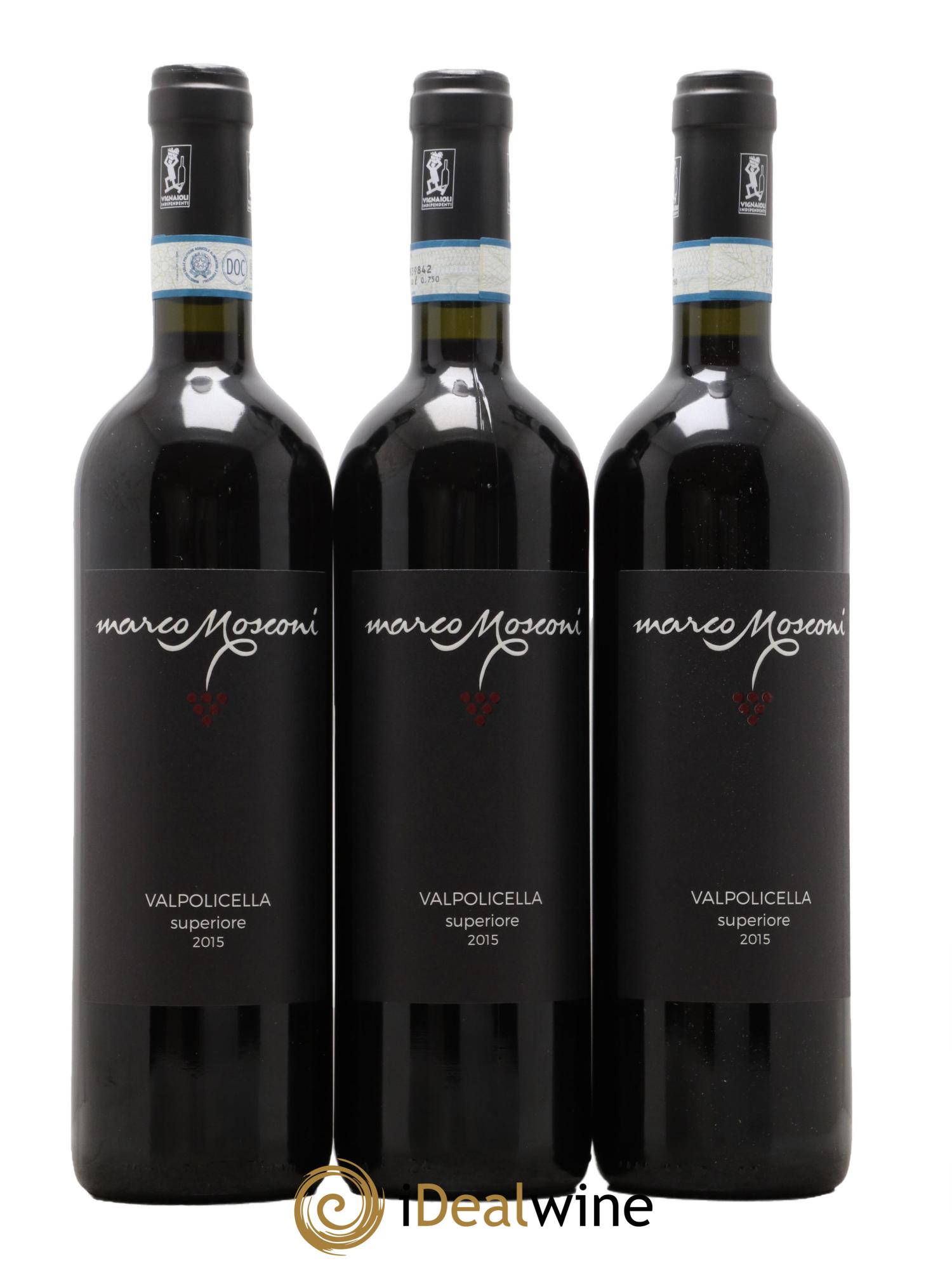 Vénétie Valpolicella superiore Marco Mosconi 2015 - Lot de 3 bouteilles - 0