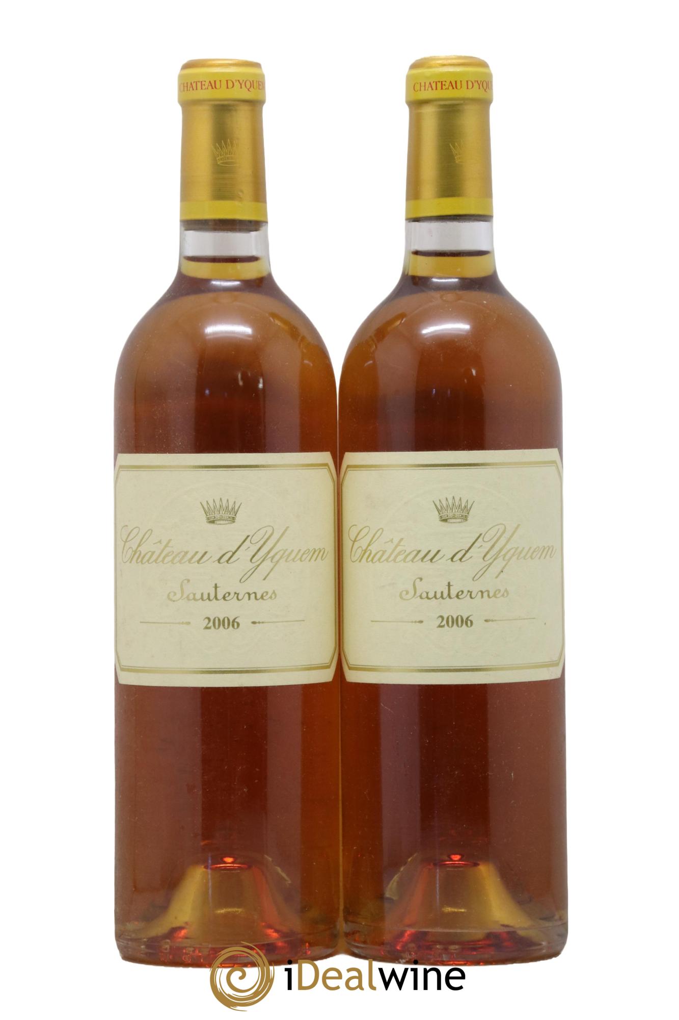 Château d' Yquem 1er Cru Classé Supérieur 2006 - Lot de 2 bouteilles - 0