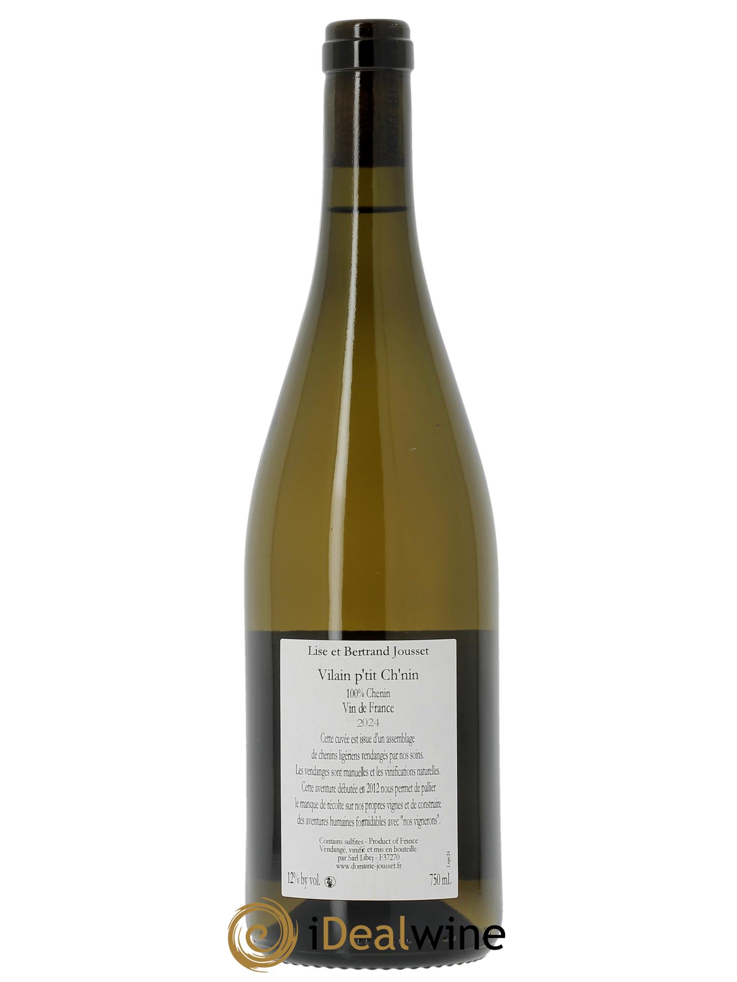Vin de France Vilain Petit Chenin Lise et Bertrand Jousset 2024 - Lot of 1 bottle - 1