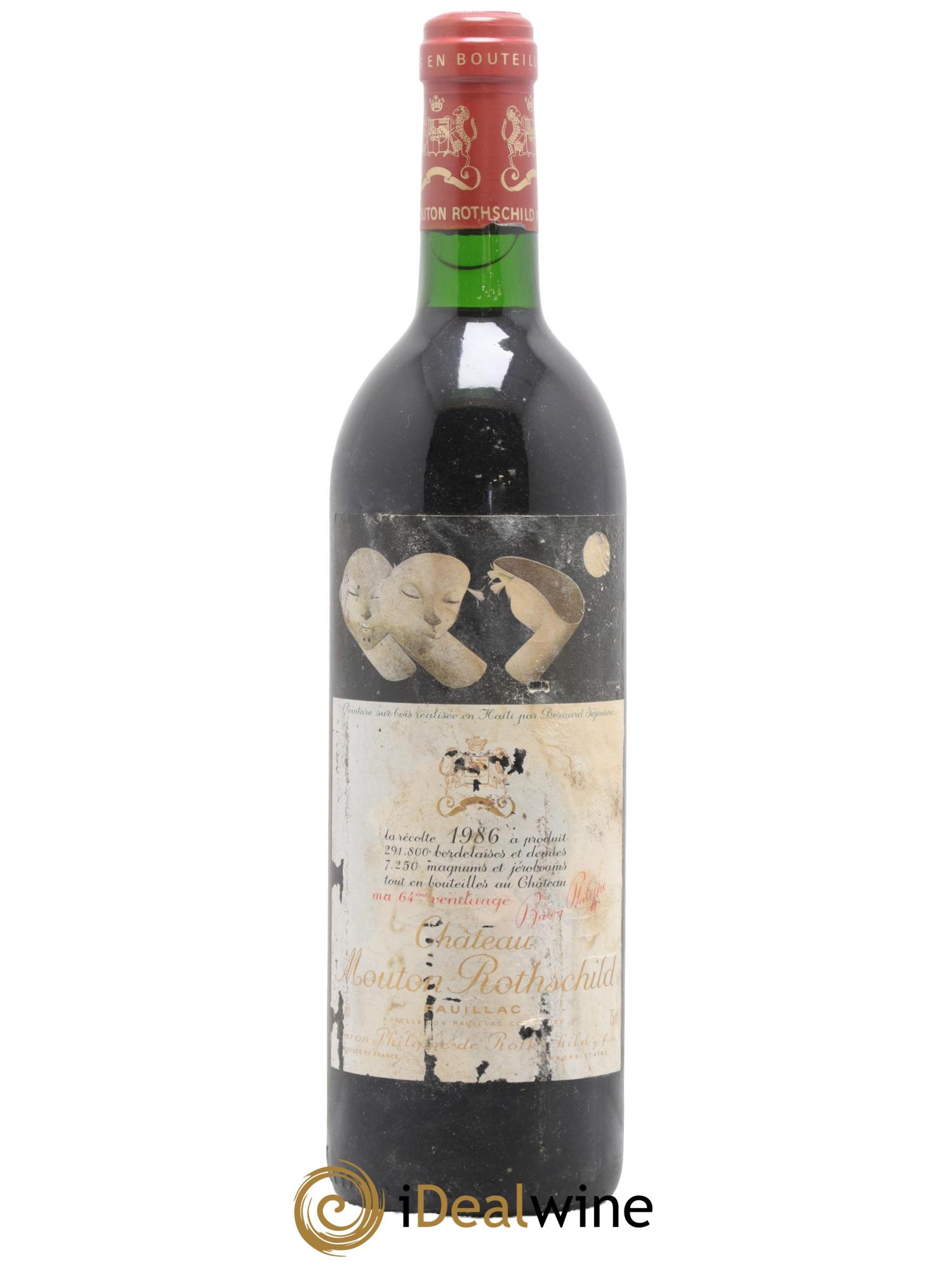 Château Mouton Rothschild 1er Grand Cru Classé 1986 - Lotto di 1 bottiglia - 0