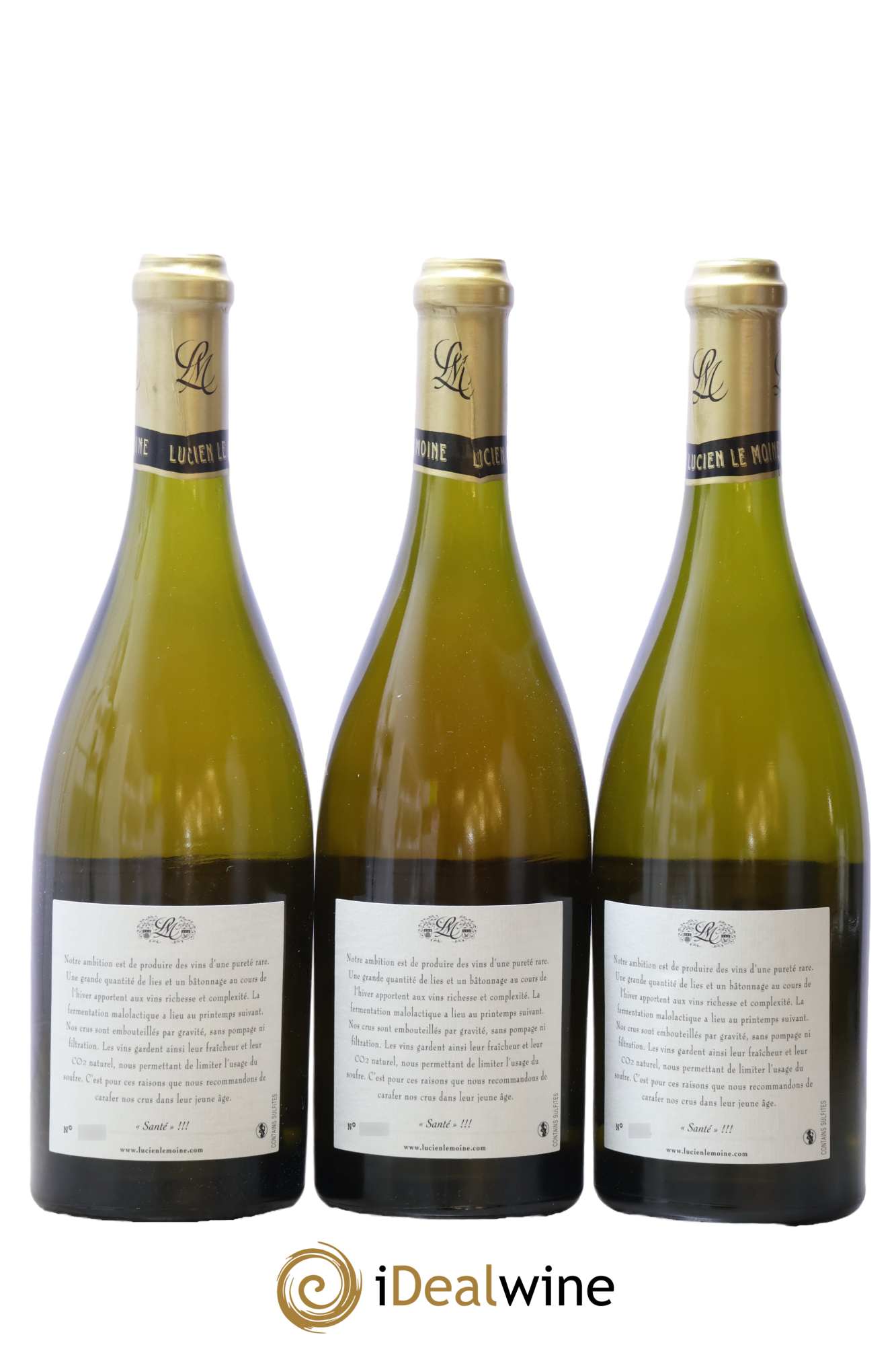Bâtard-Montrachet Grand Cru Lucien Le Moine 2010 - Lot de 3 bouteilles - 1