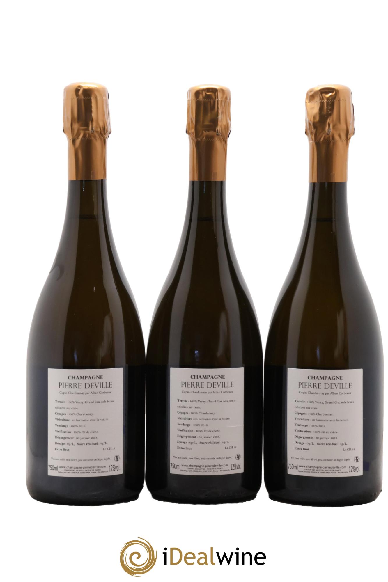 Les Copins Pierre Deville 2019 - Lot de 3 bouteilles - 1