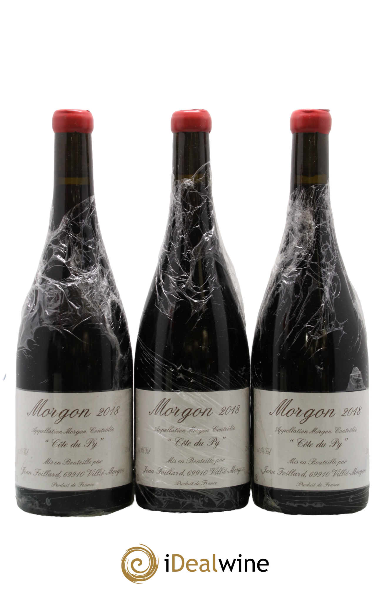 Morgon Côte du Py Jean Foillard 2018 - Lot of 3 bottles - 0