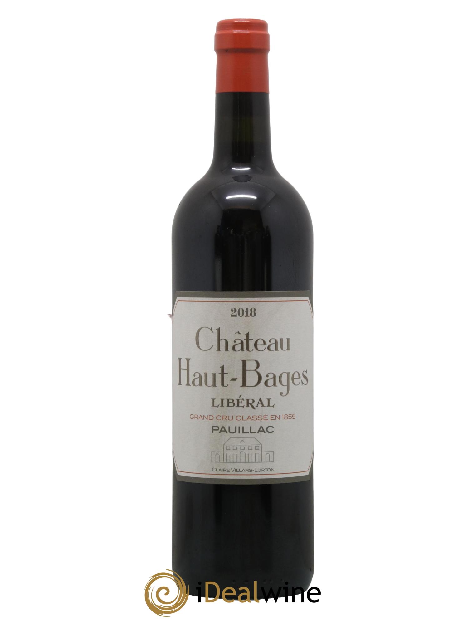 Château Haut Bages Libéral 5ème Grand Cru Classé 2018 - Lot of 1 bottle - 0
