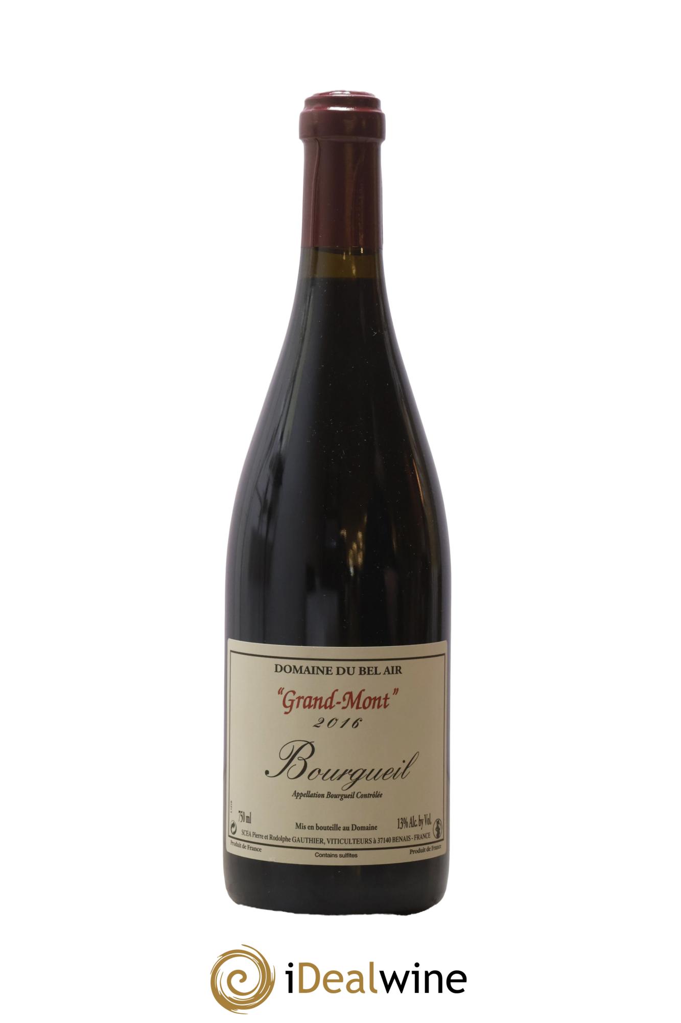 Bourgueil Grand Mont Domaine du Bel Air 2016 - Posten von 1 Flasche - 0