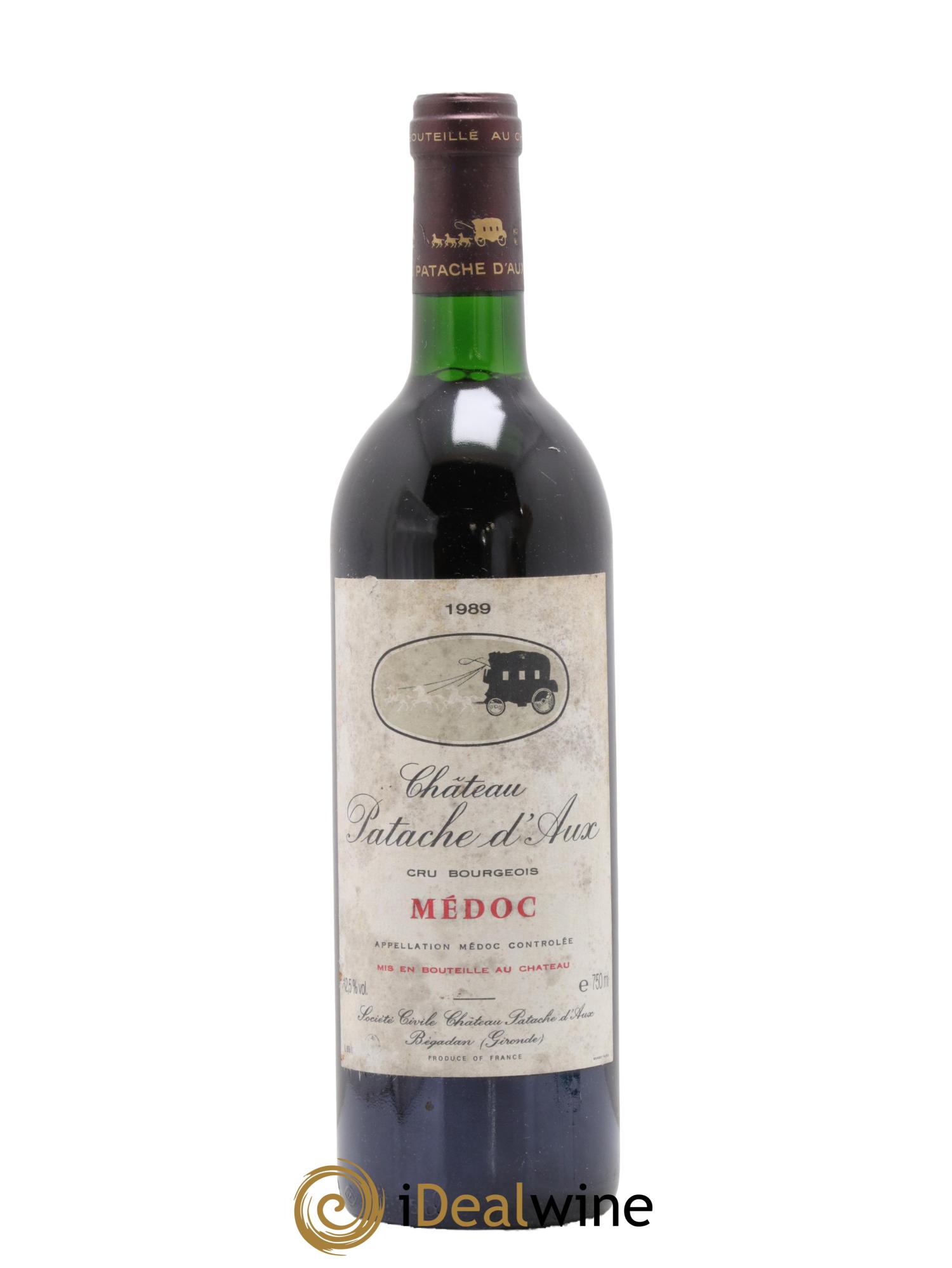 Château Patache d'Aux Cru Bourgeois 1989 - Lotto di 1 bottiglia - 0