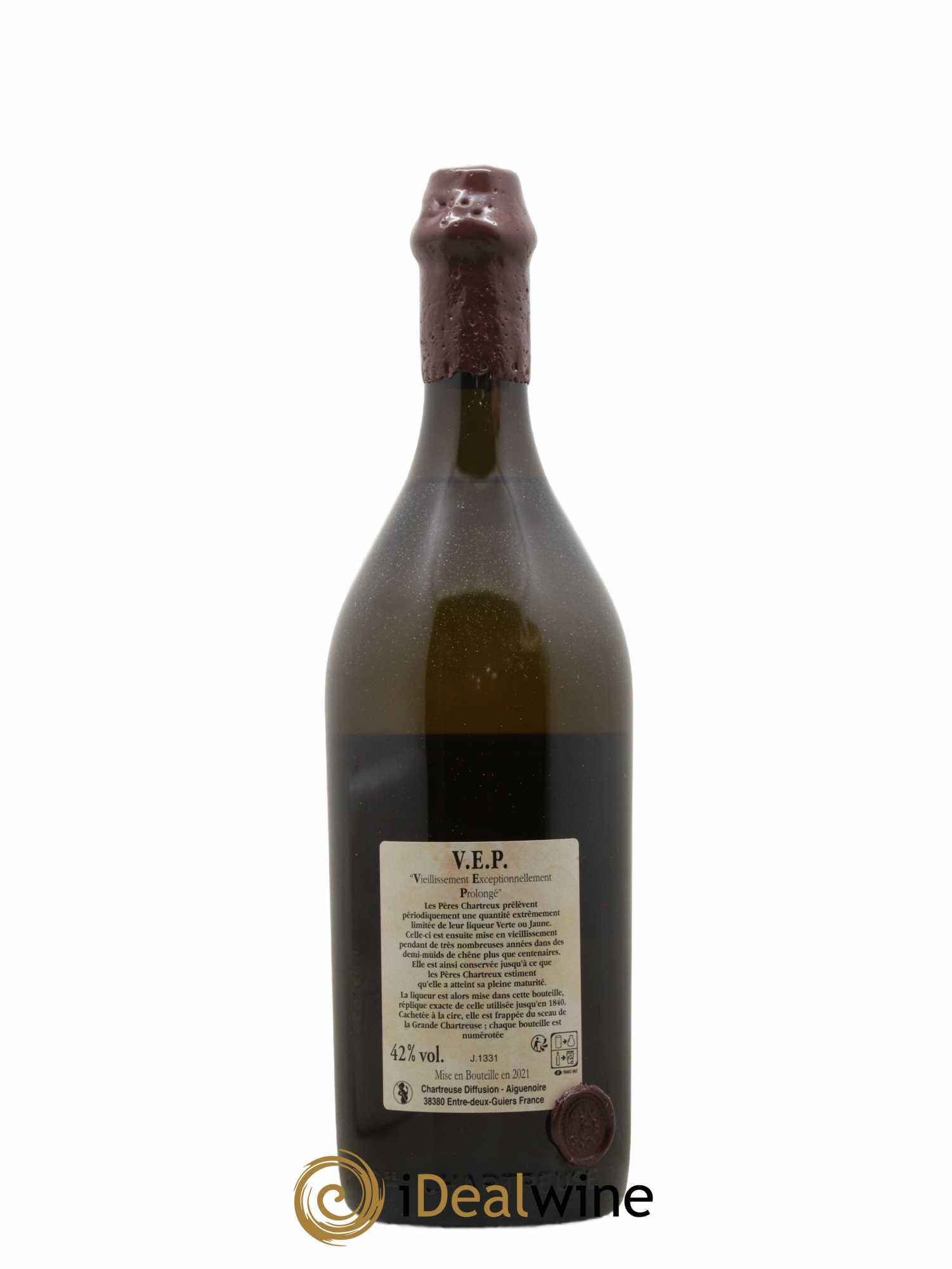 Chartreuse VEP (Vieillissement Exceptionnel Prolongé) Pères Chartreux - Lot de 1 litre - 1