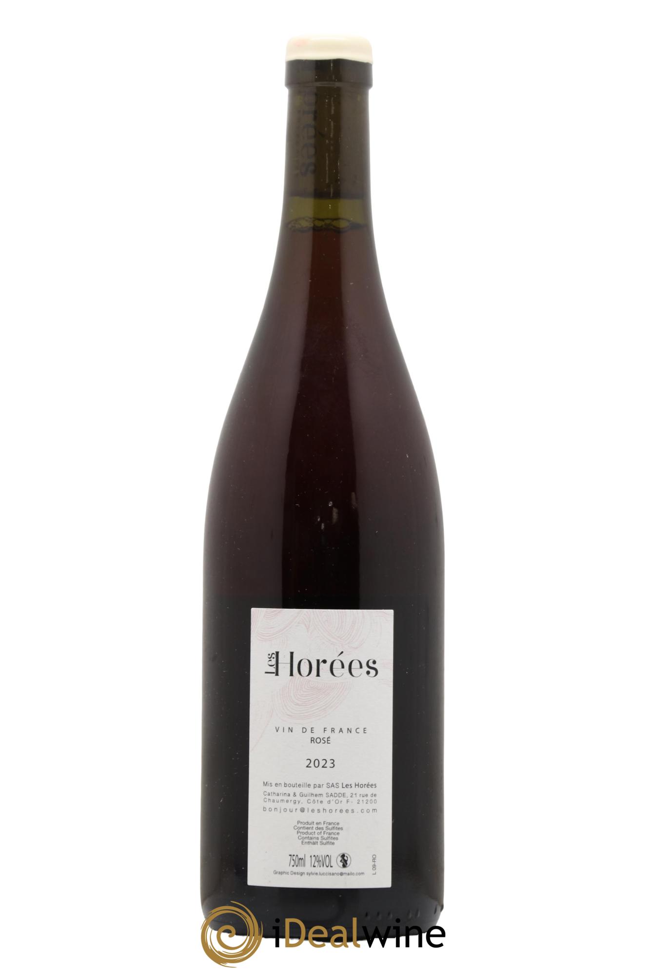 Bourgogne Rosé Bonheur Les Horées 2023 - Lot de 1 bouteille - 1