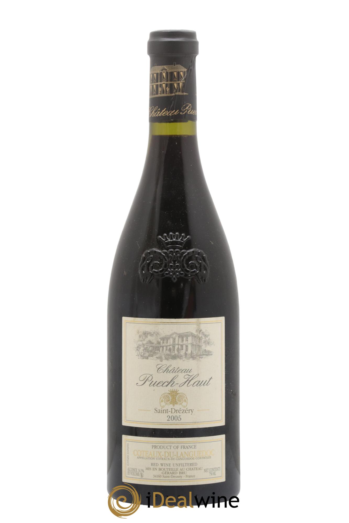 Coteaux du Languedoc Château Puech-Haut Gérard Bru 2005 - Lot of 1 bottle - 0