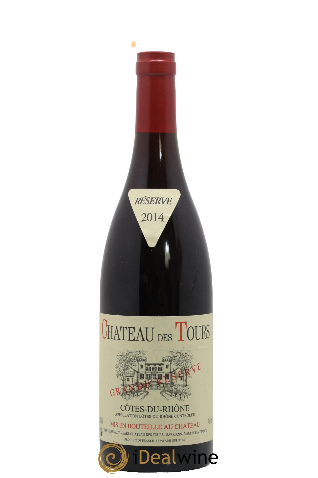 Côtes-du-Rhône Château des Tours Grande Réserve Emmanuel Reynaud 2014 - Lot de 1 bouteille - 0