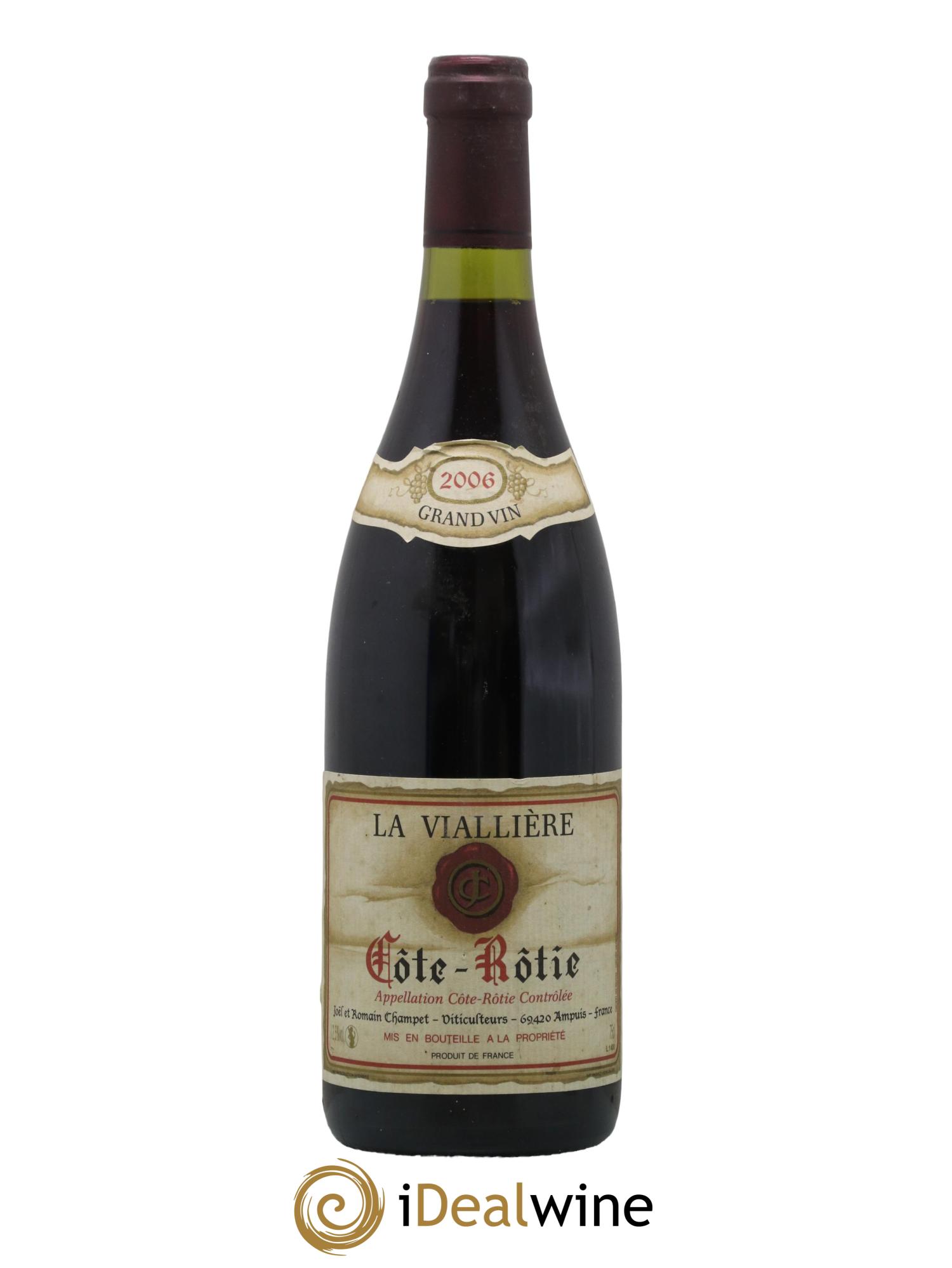 Côte-Rôtie La Viallière Champet 2006 - Lot de 1 bouteille - 0