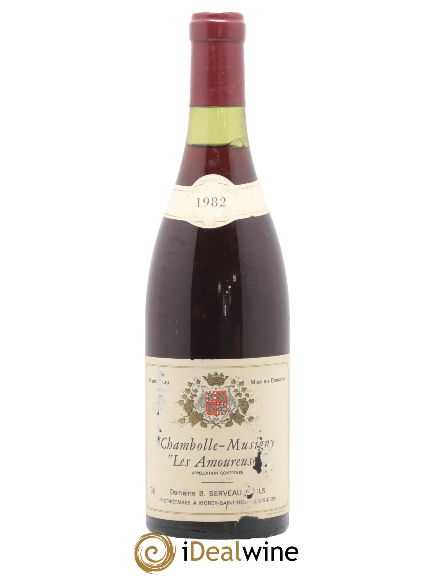 Chambolle-Musigny 1er Cru Les Amoureuses Serveau (Domaine) 1982 - Lot de 1 bouteille - 0