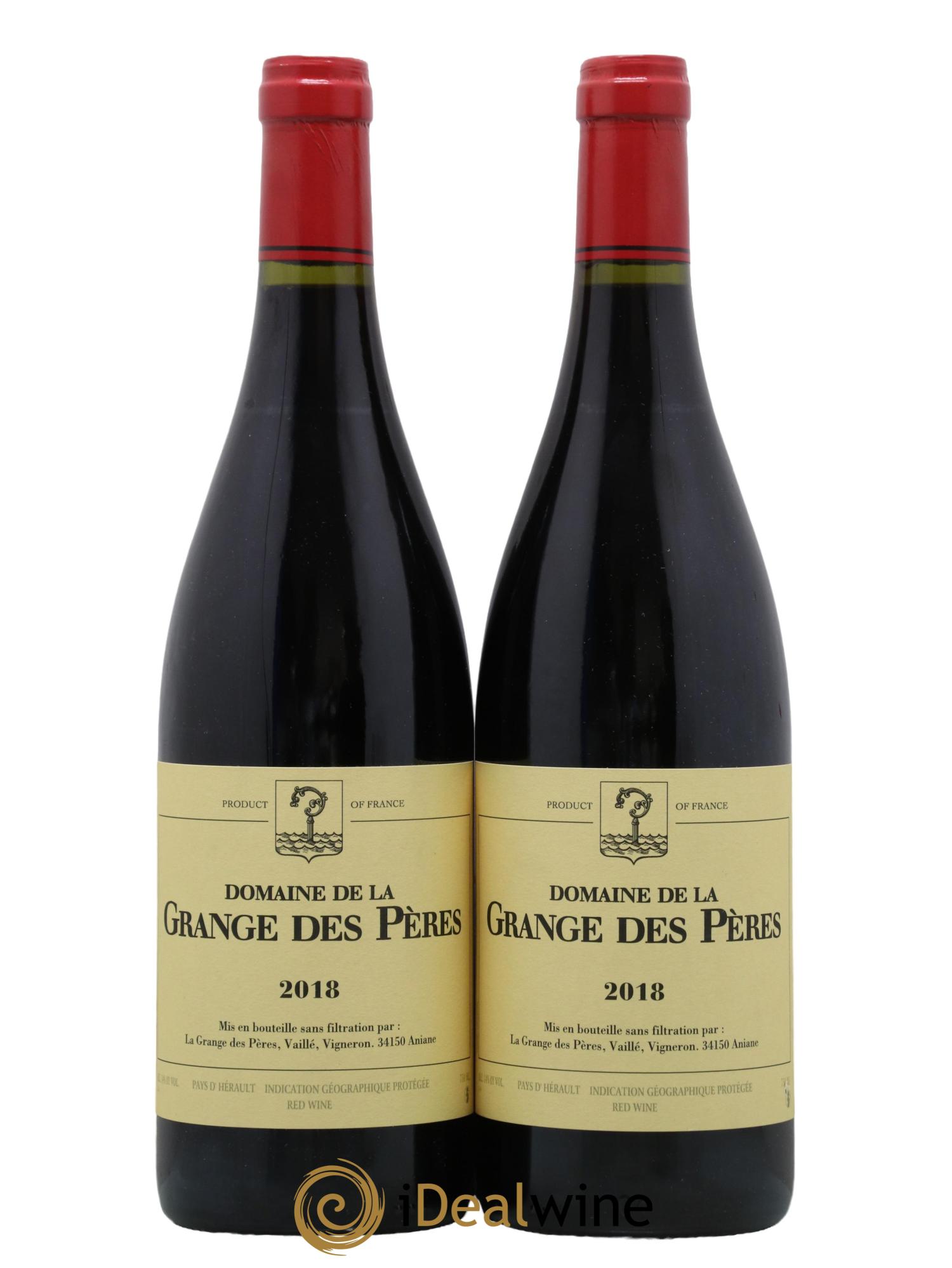 Pays d'Hérault Grange des Pères Laurent Vaillé 2018 - Lot de 2 bouteilles - 0