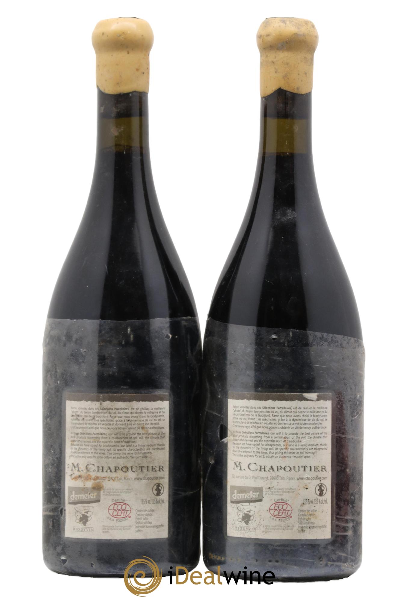 Hermitage Ermitage l'Ermite Chapoutier 2007 - Lot de 2 bouteilles - 1