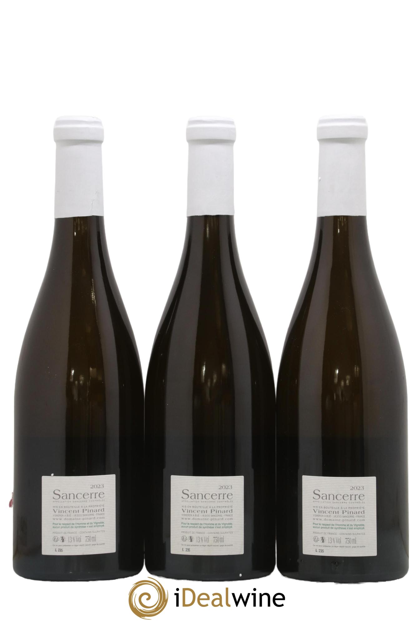 Sancerre Harmonie Vincent Pinard 2023 - Lot of 3 bottles - 1