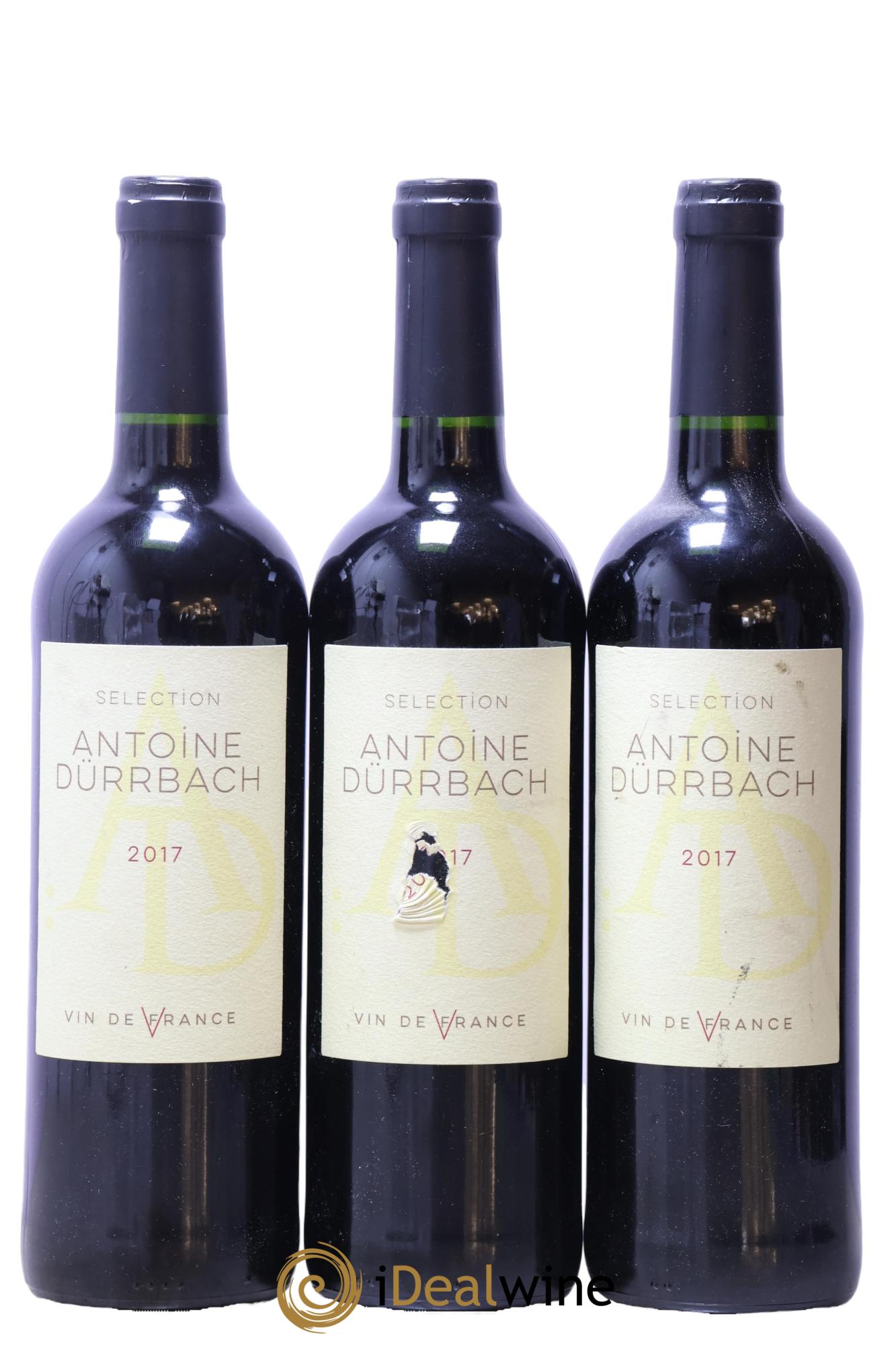 Vin de France Sélection Antoine Dürrbach 2017 - Lotto di 3 bottiglie - 0