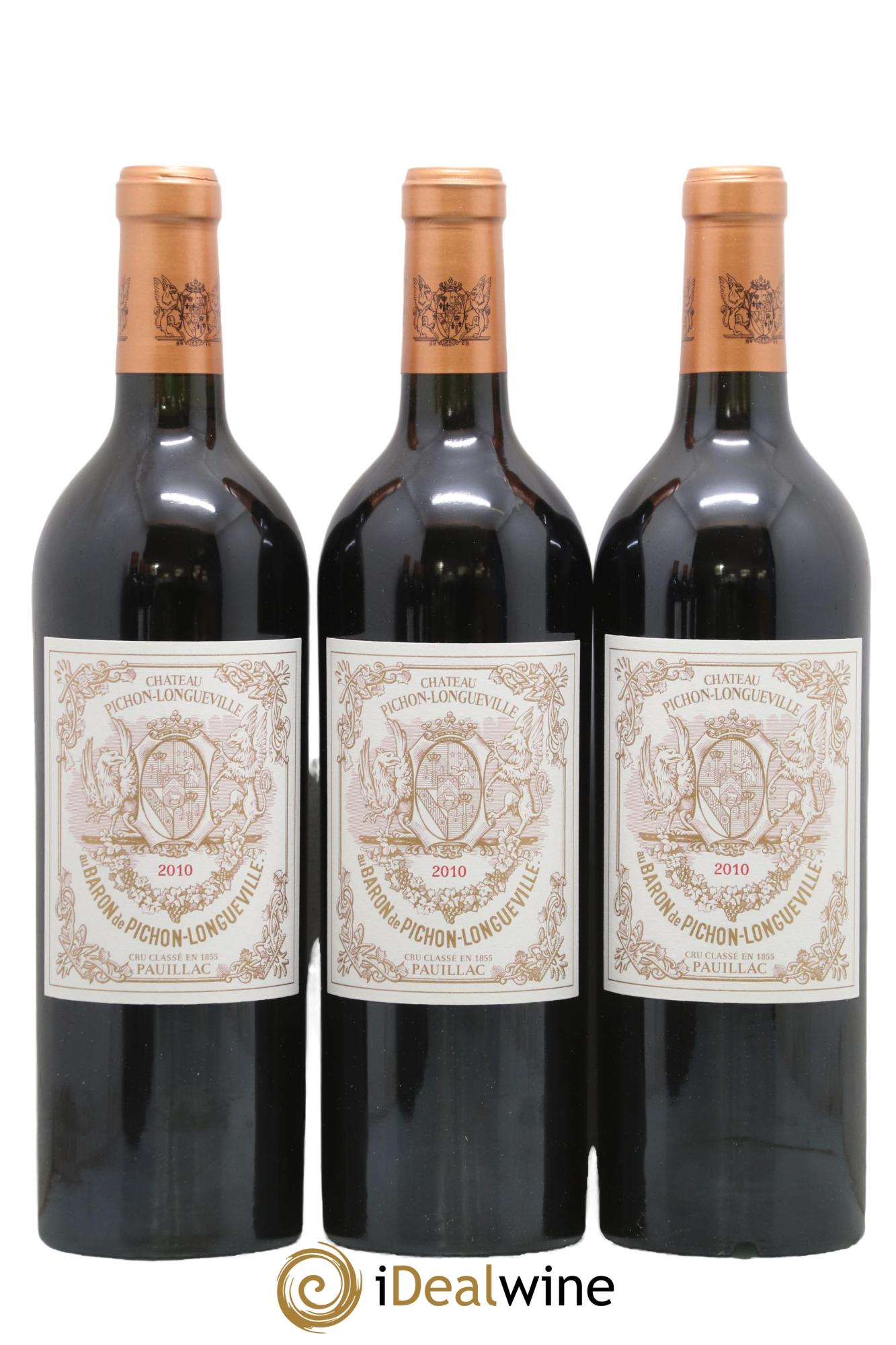 Pichon Longueville Baron 2ème Grand Cru Classé 2010 - Lot de 6 bouteilles - 1