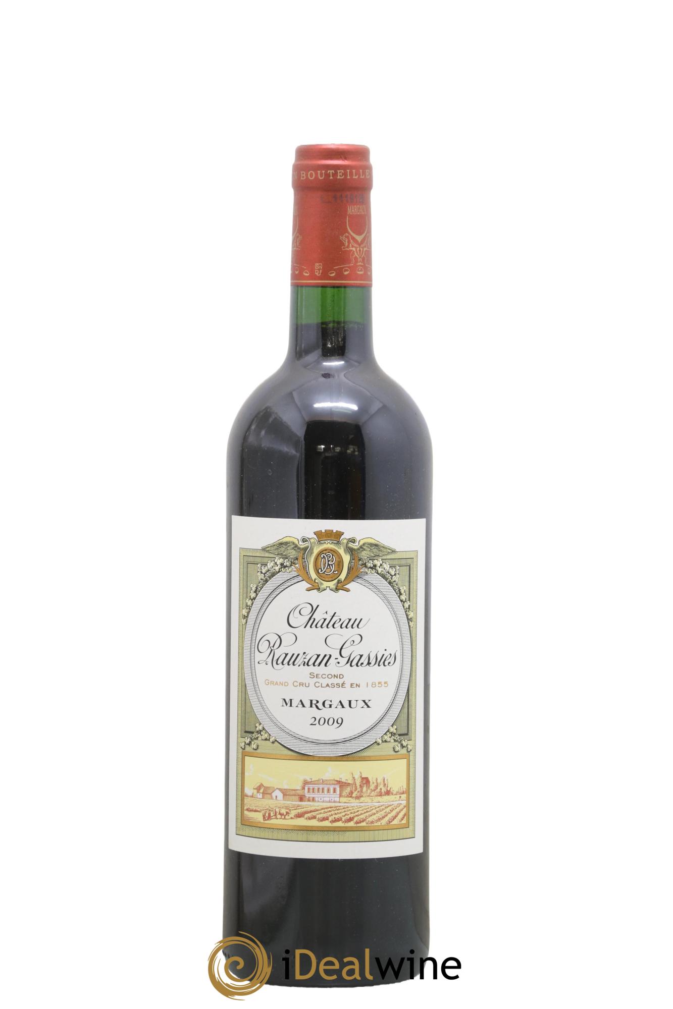 Château Rauzan-Gassies 2ème Grand Cru Classé 2009 - Lot of 1 bottle - 0