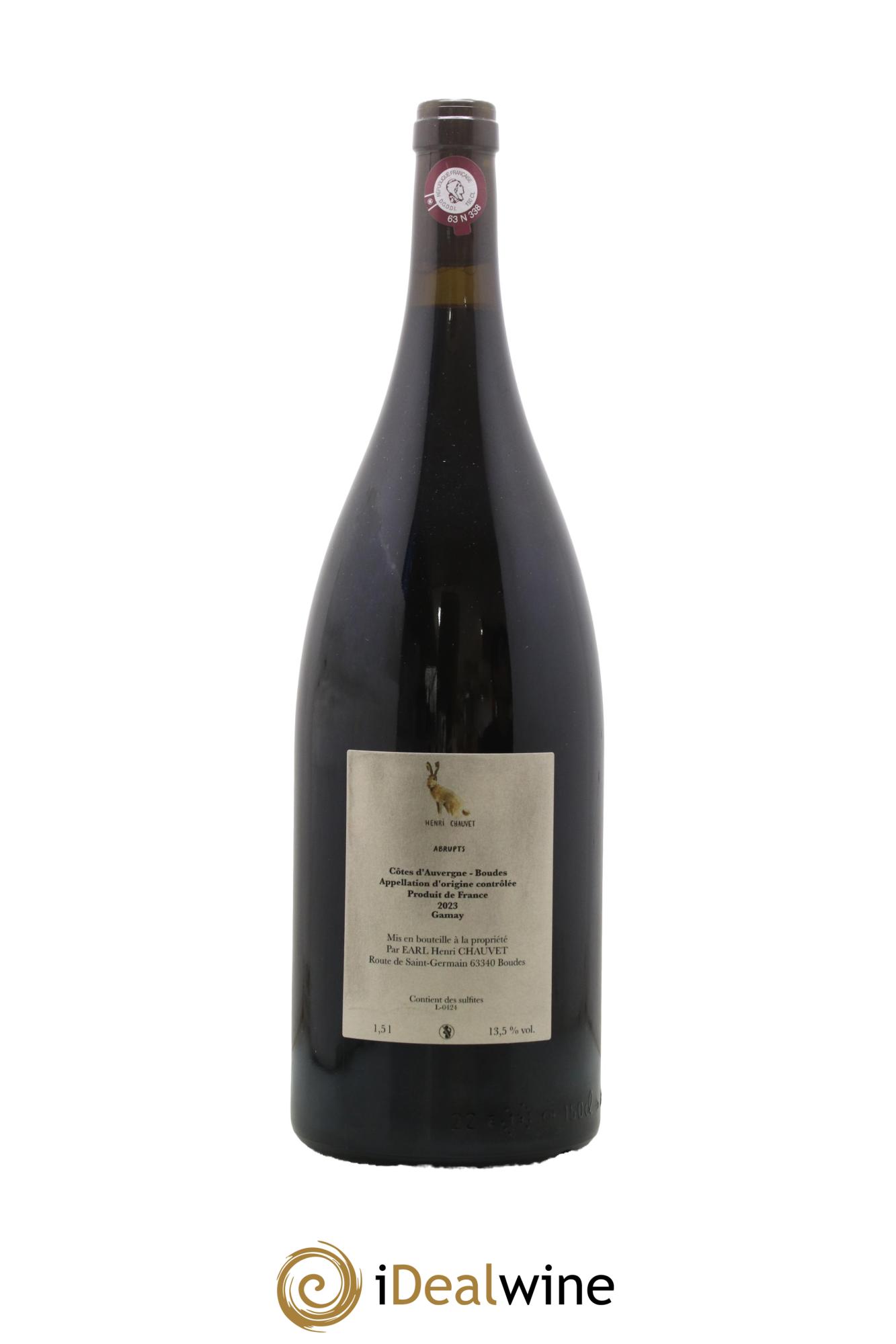 Côtes d'Auvergne AOP Abrupts Henri Chauvet 2023 - Lotto di 1 magnum - 1