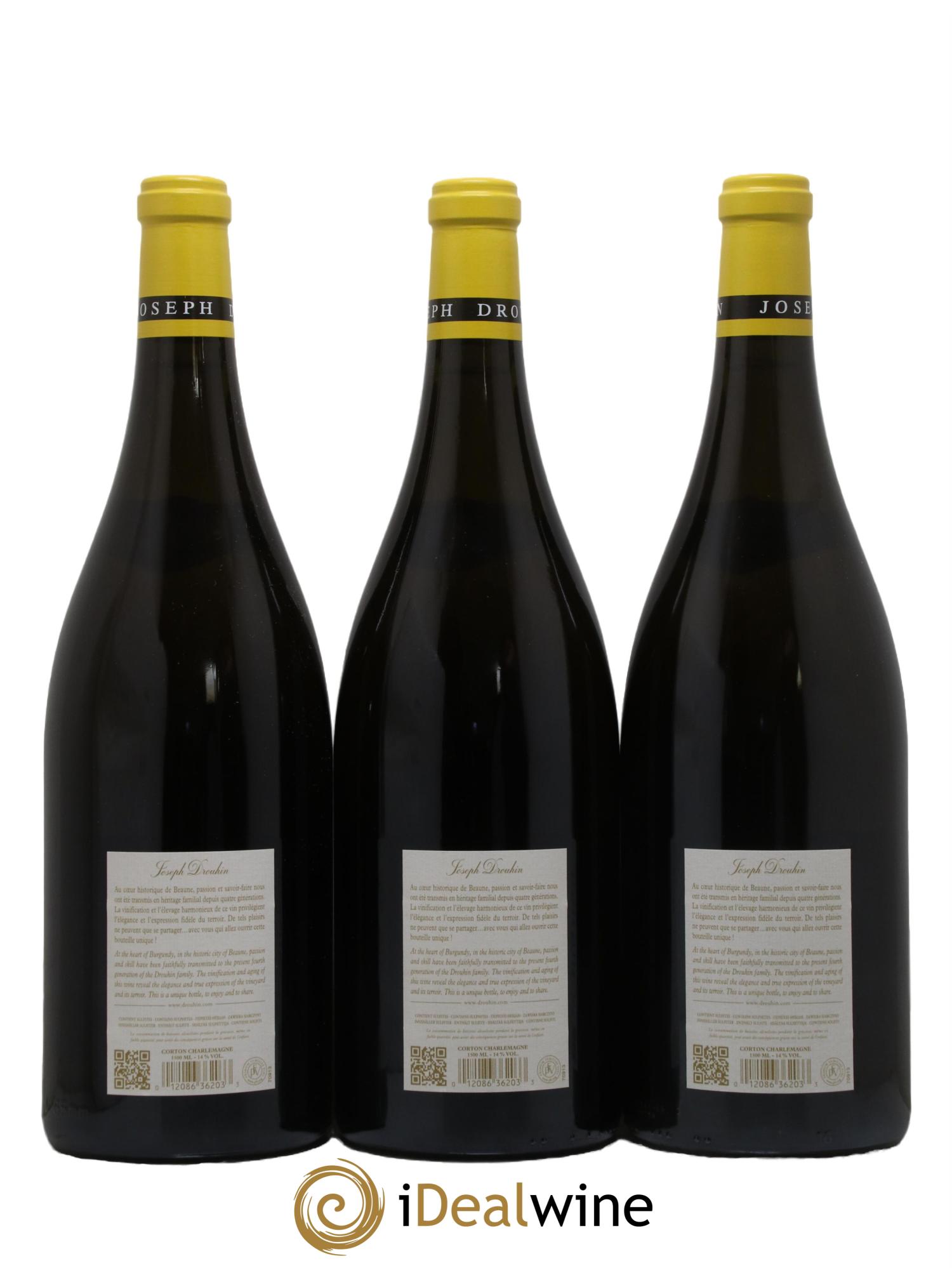 Corton-Charlemagne Grand Cru Joseph Drouhin 2019 - Lot de 3 magnums - 1