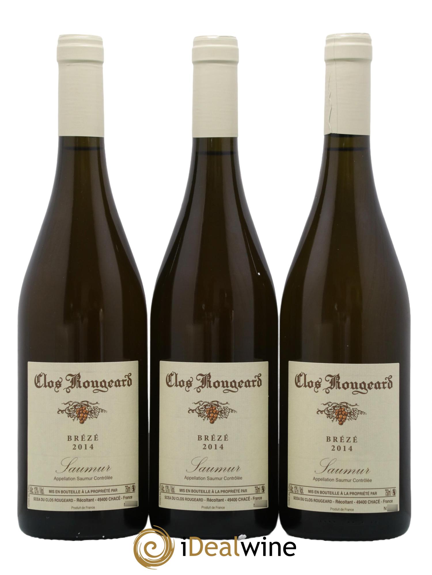 Saumur Brézé Clos Rougeard 2014 - Posten von 3 Flaschen - 0