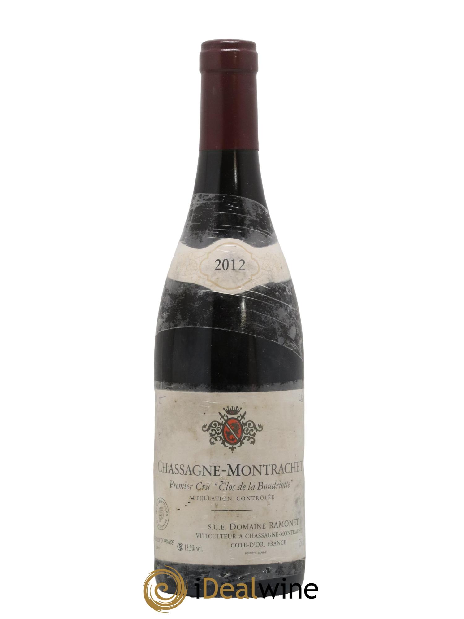 Chassagne-Montrachet 1er Cru Clos de la Boudriotte Ramonet (Domaine) 2012 - Lot de 1 bouteille - 0