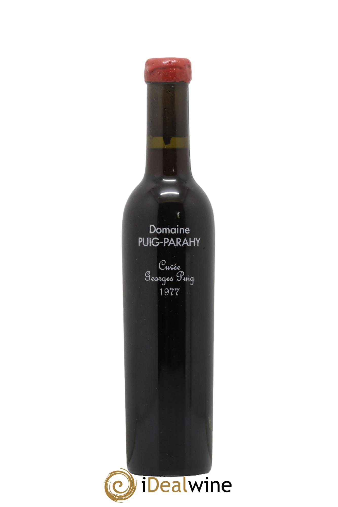 Divers Vin Doux Naturel Grand Roussillon Cuvee Georges Puig Domaine Puig Parahy 1977 - Lot de 1 demi bouteille - 0