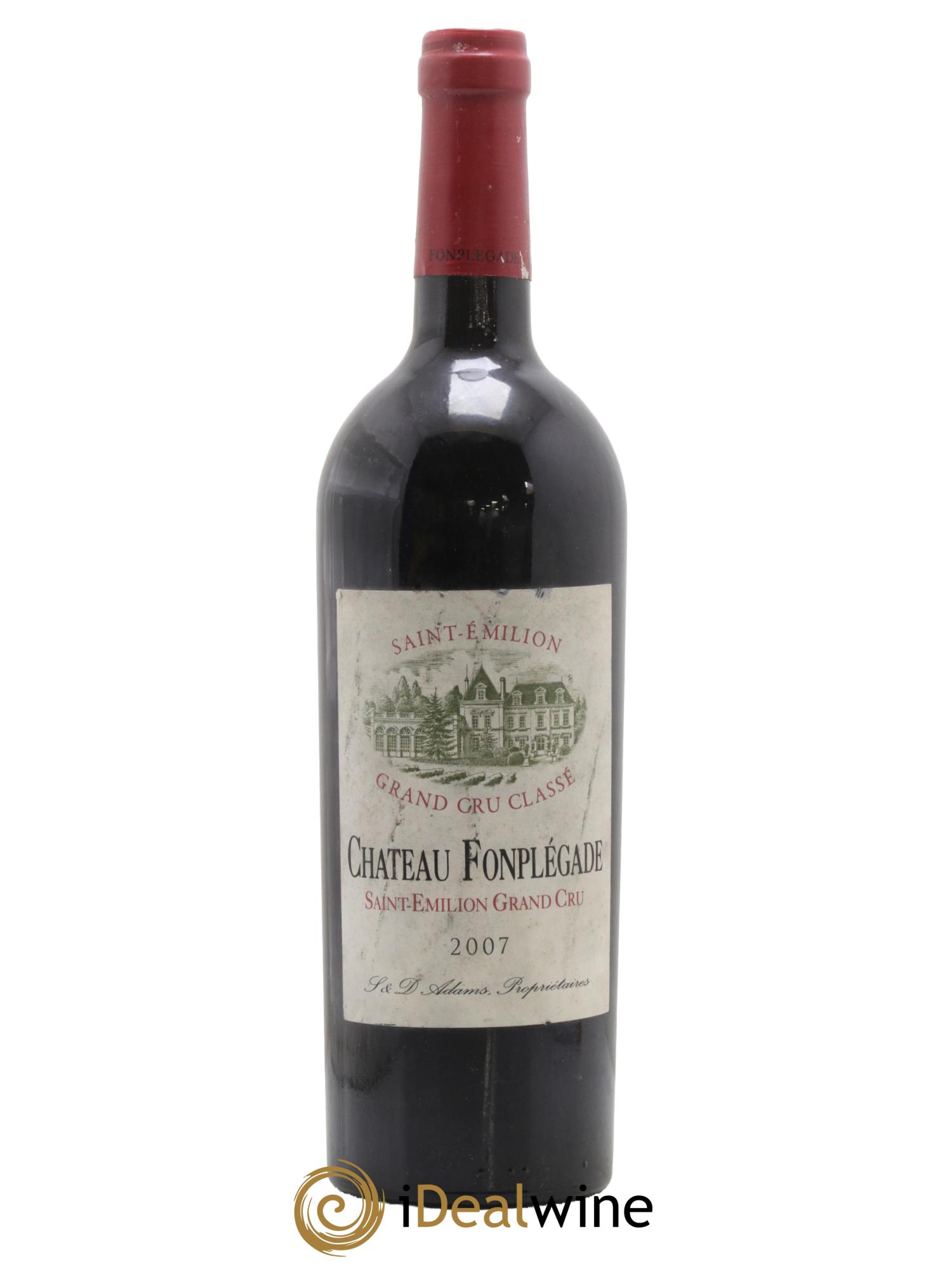 Château Fonplegade Grand Cru Classé 2007 - Posten von 1 Flasche - 0