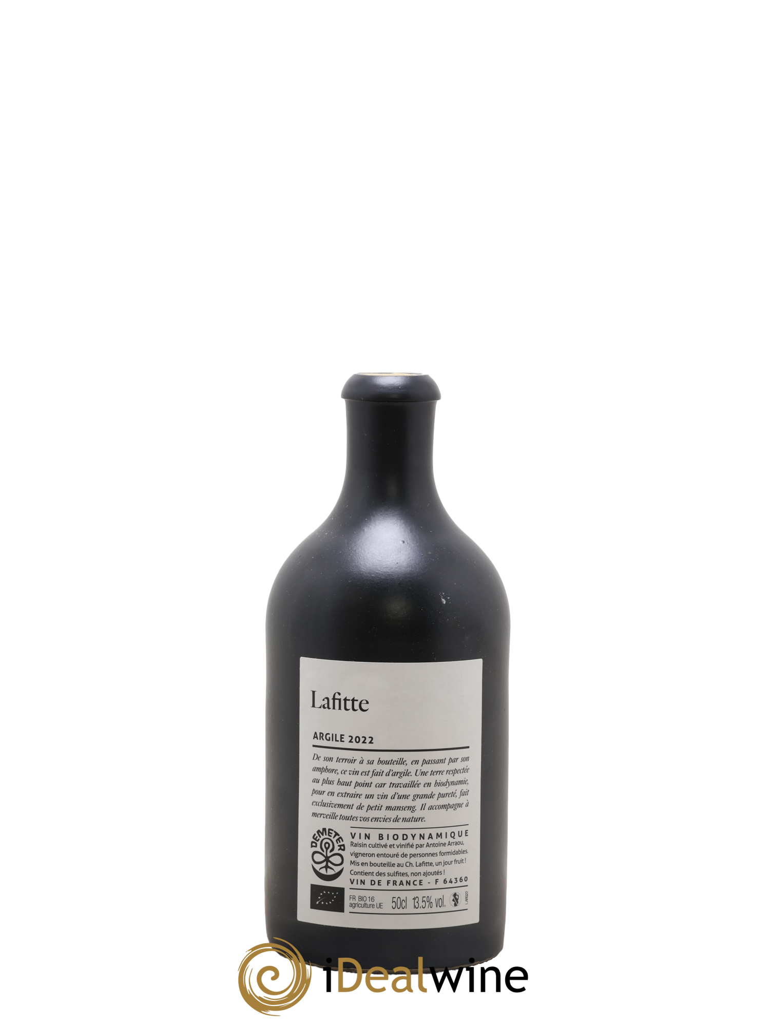 Vin de France Argile Château Lafitte 2022 - Lot de 1 format 50cl - 1
