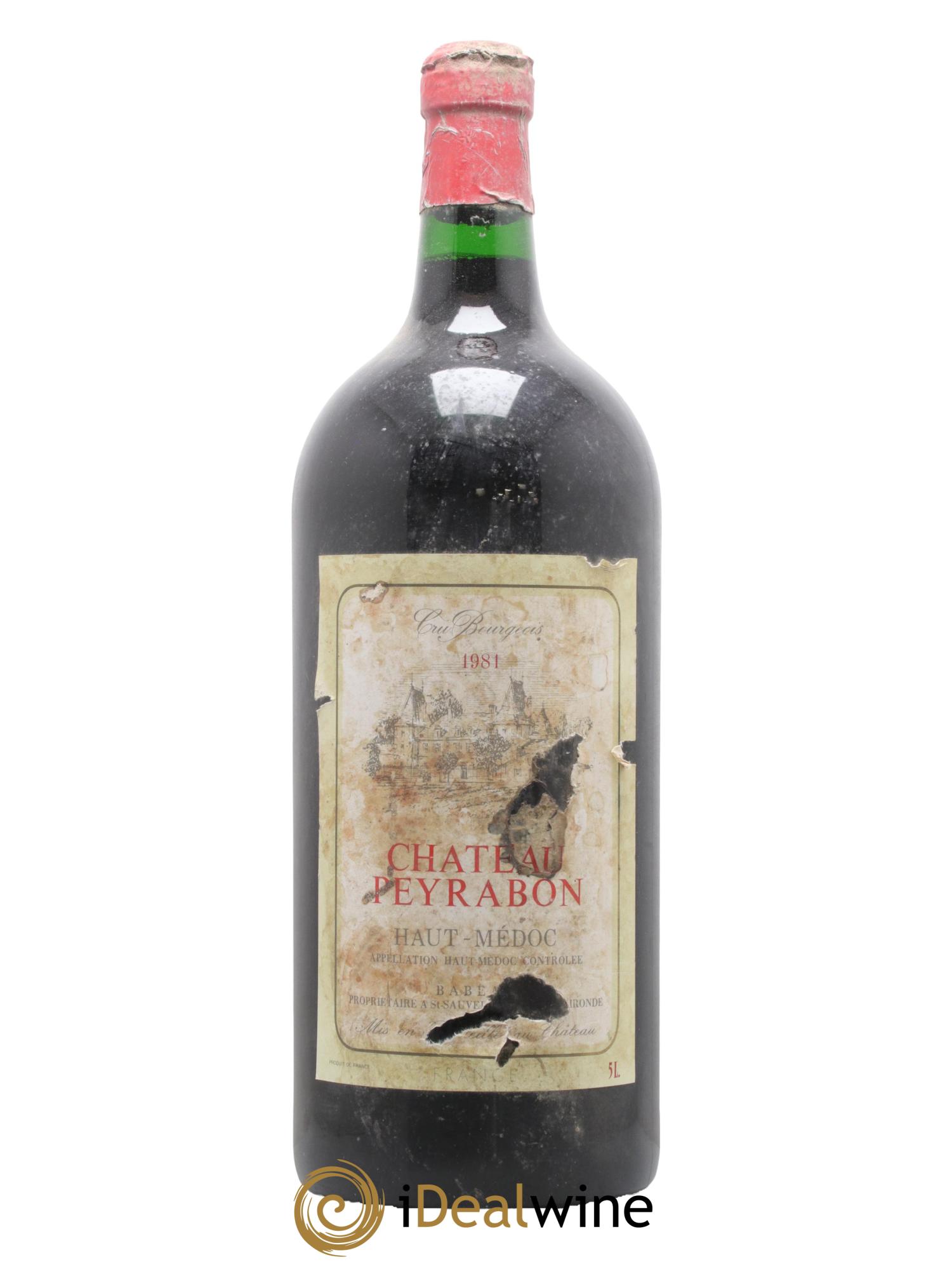 Château Peyrabon Cru Bourgeois 1981 - Lot de 1 jeroboam - 0