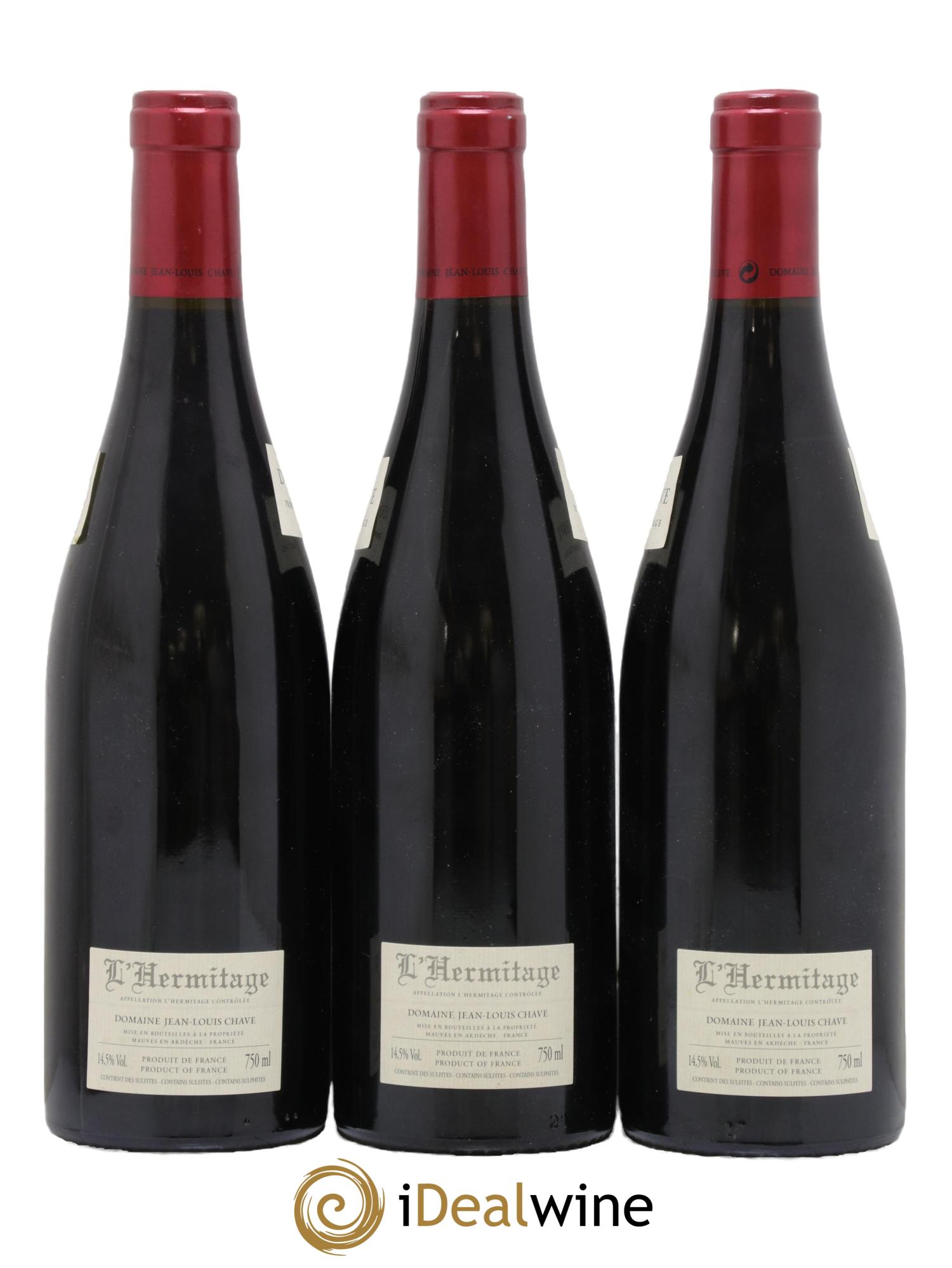 Hermitage Jean-Louis Chave 2009 - Lot de 3 bouteilles - 1