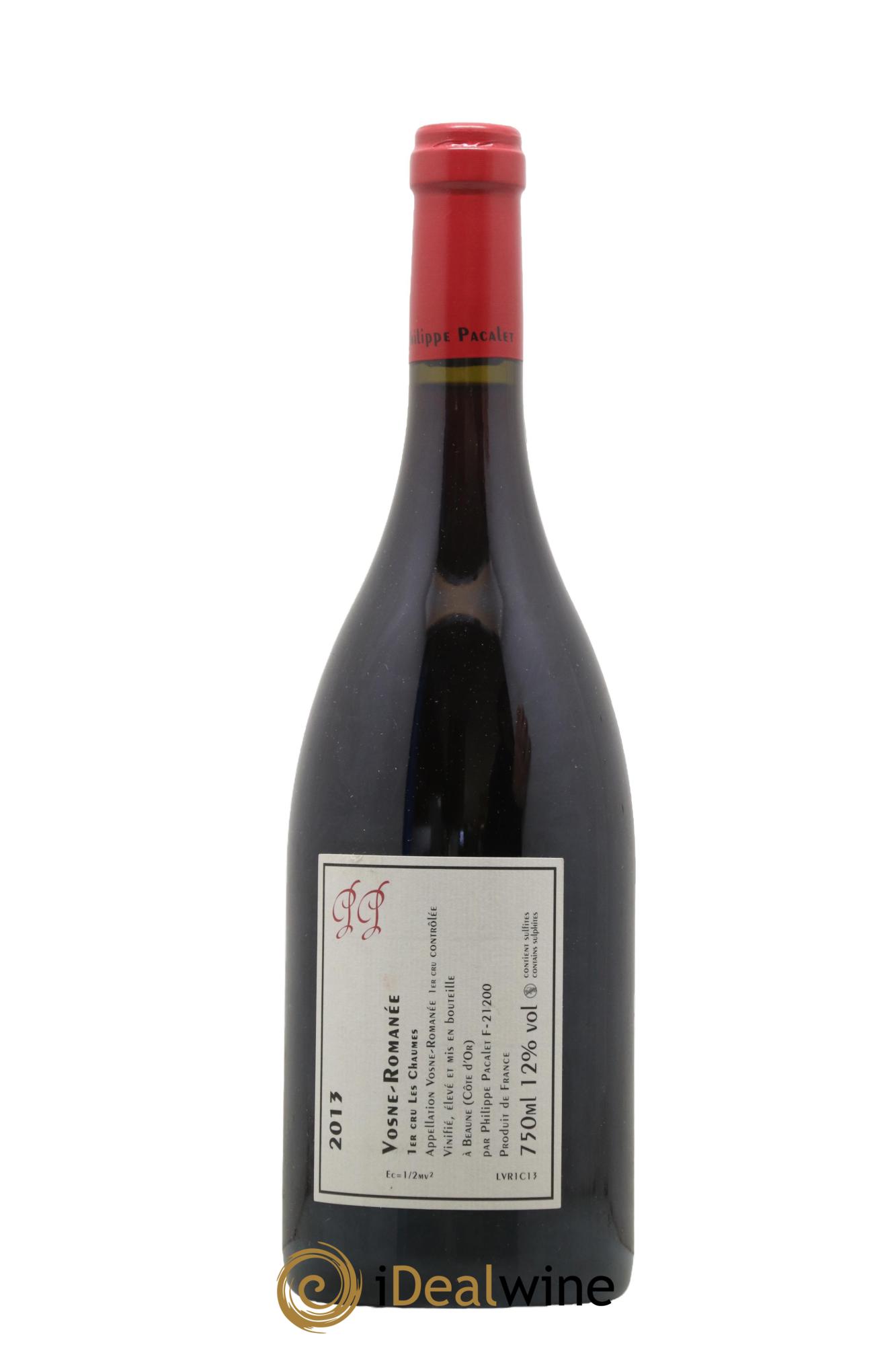 Vosne-Romanée 1er Cru Les Chaumes Philippe Pacalet 2013 - Lotto di 1 bottiglia - 1