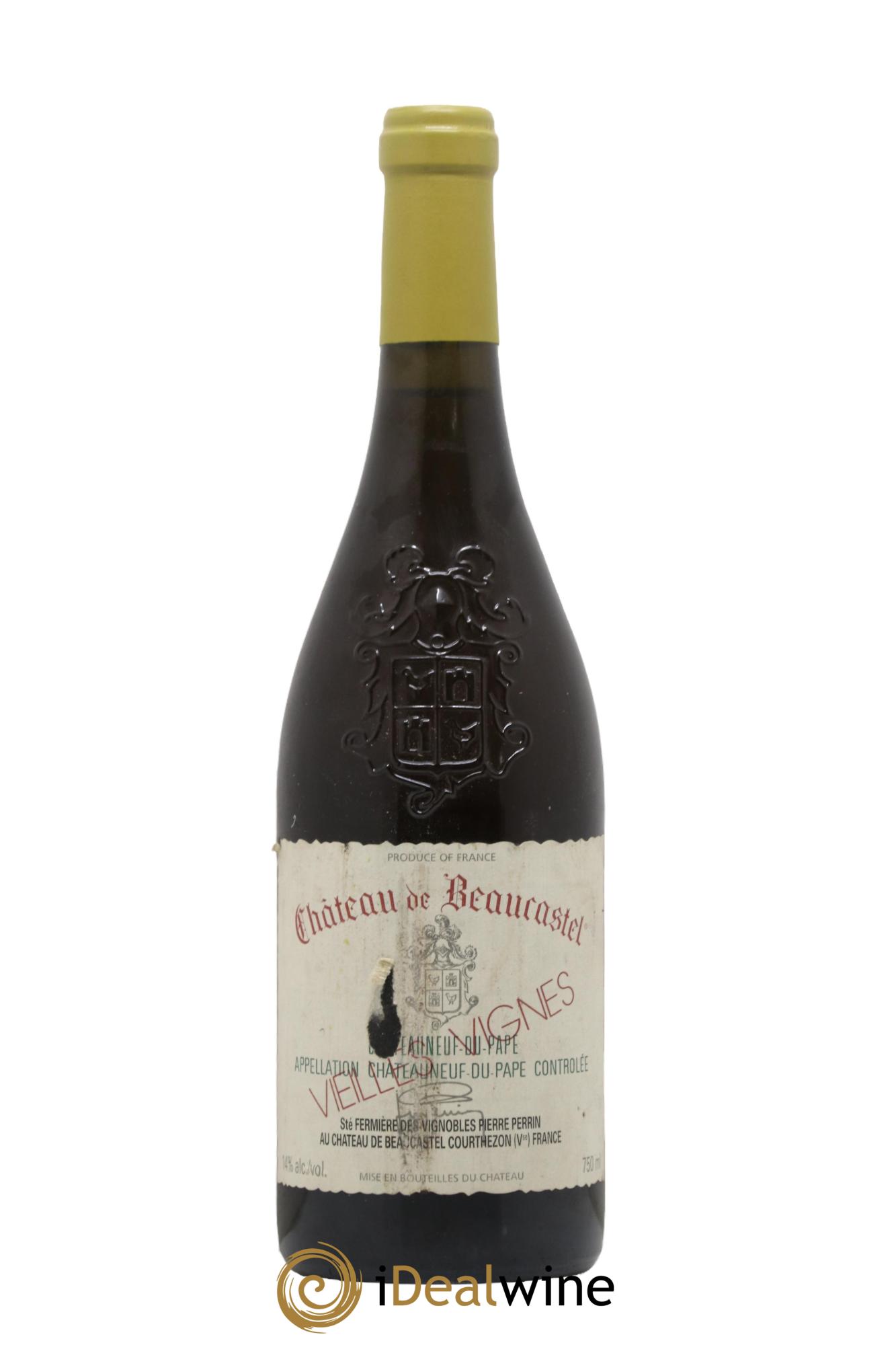 Châteauneuf-du-Pape Château de Beaucastel Vieilles vignes Roussanne Famille Perrin 2005 - Lot de 1 bouteille - 0
