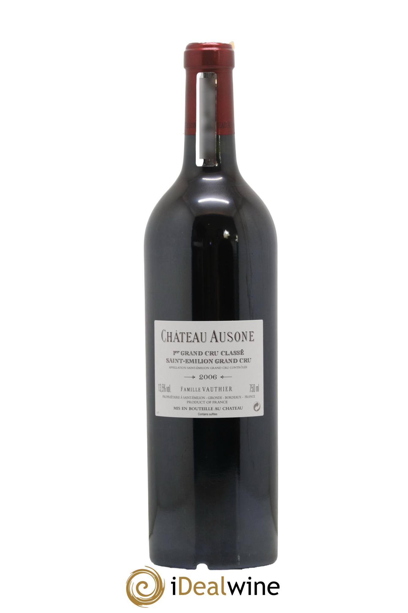 Château Ausone 1er Grand Cru Classé A 2006 - Lot de 1 bouteille - 1