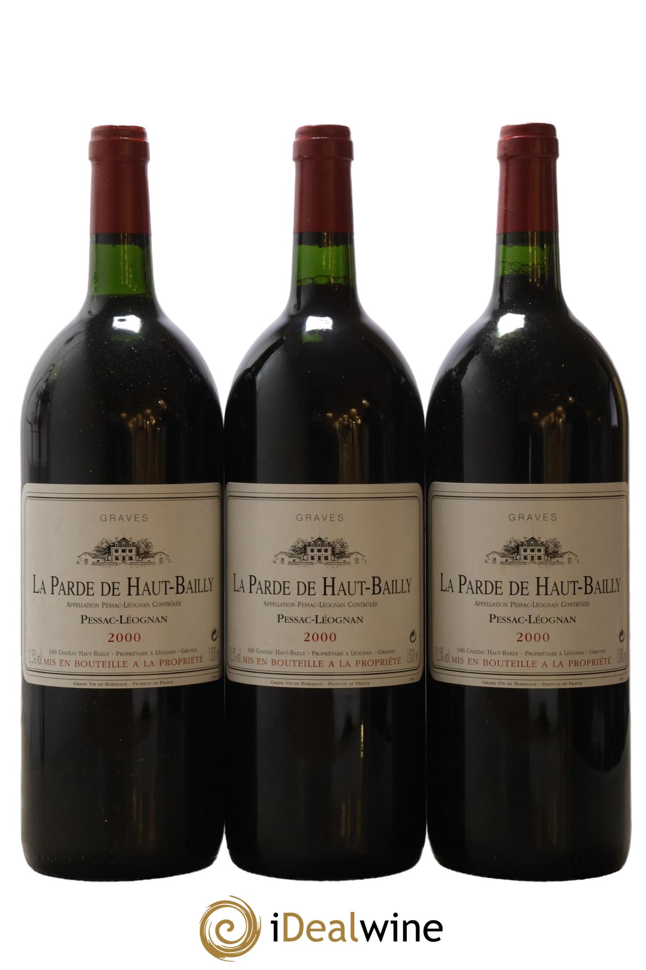 Haut Bailly II (Anciennement La Parde de Haut-Bailly) Second Vin 2000 - Lot de 6 magnums - 2