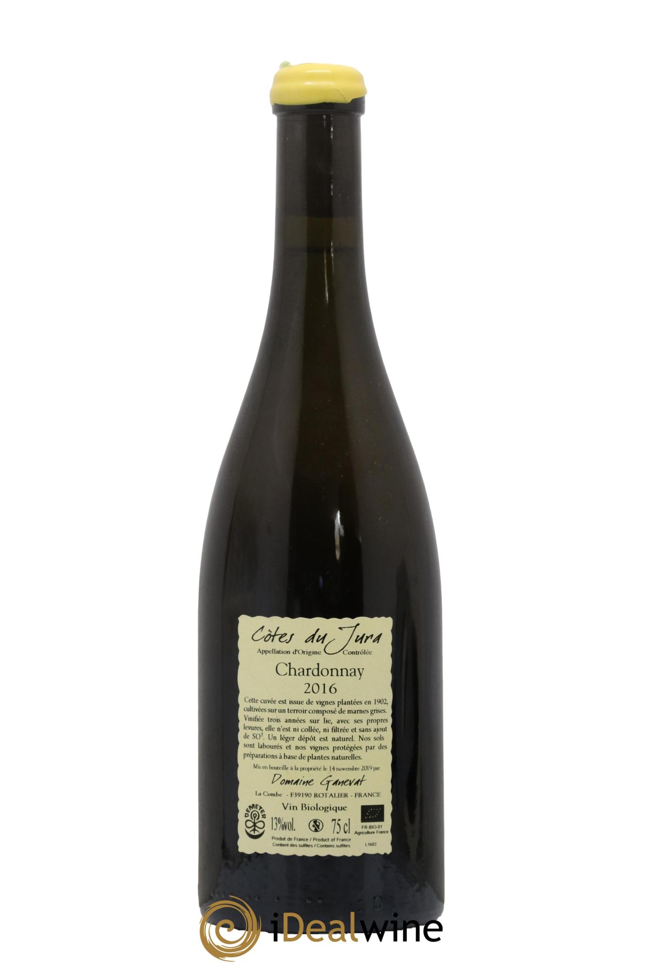 Côtes du Jura Les Chalasses Vieilles Vignes Jean-François Ganevat (Domaine) 2016 - Lot de 1 bouteille - 1