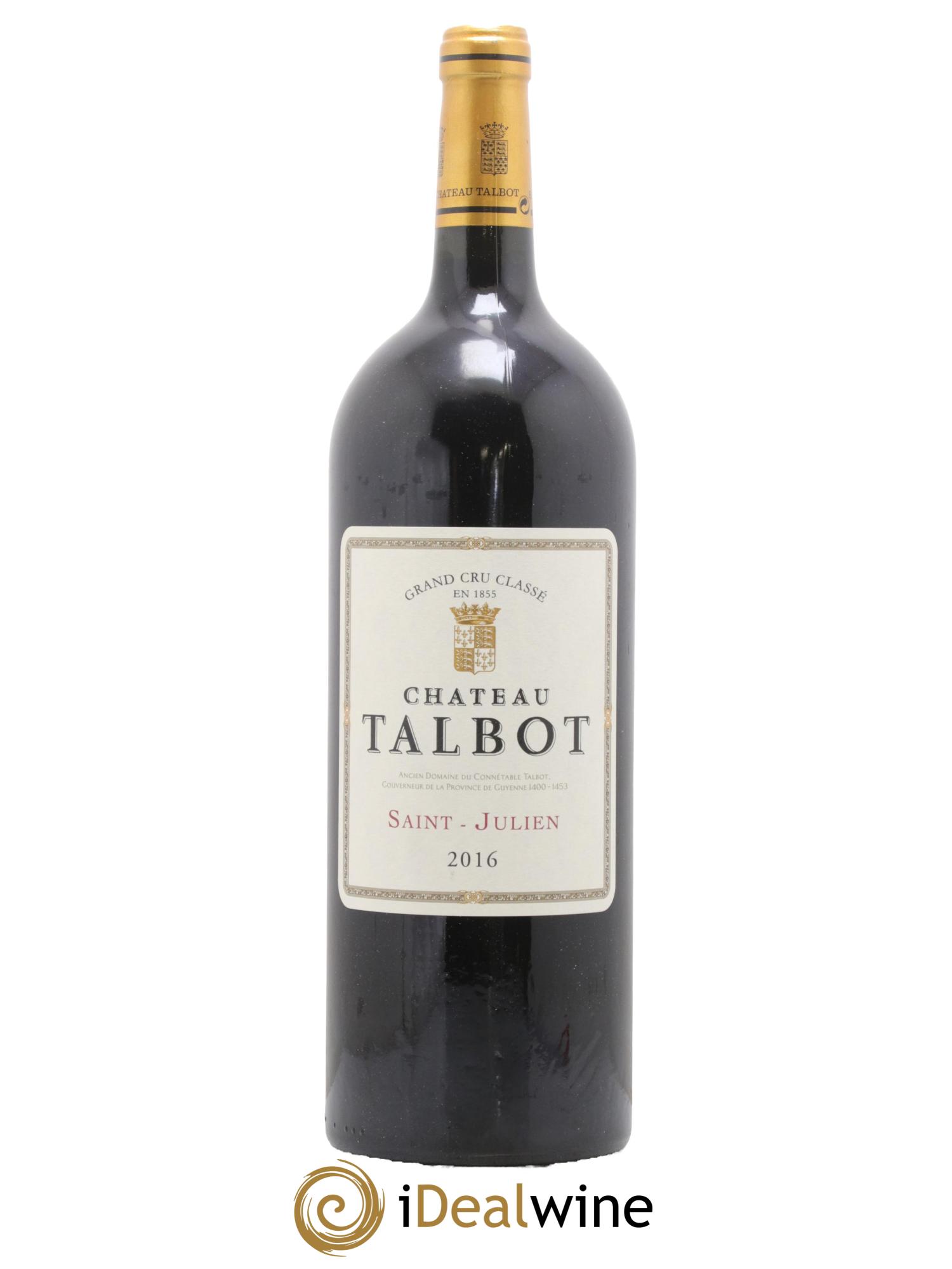 Château Talbot 4ème Grand Cru Classé 2016 - Lotto di 1 magnum - 0