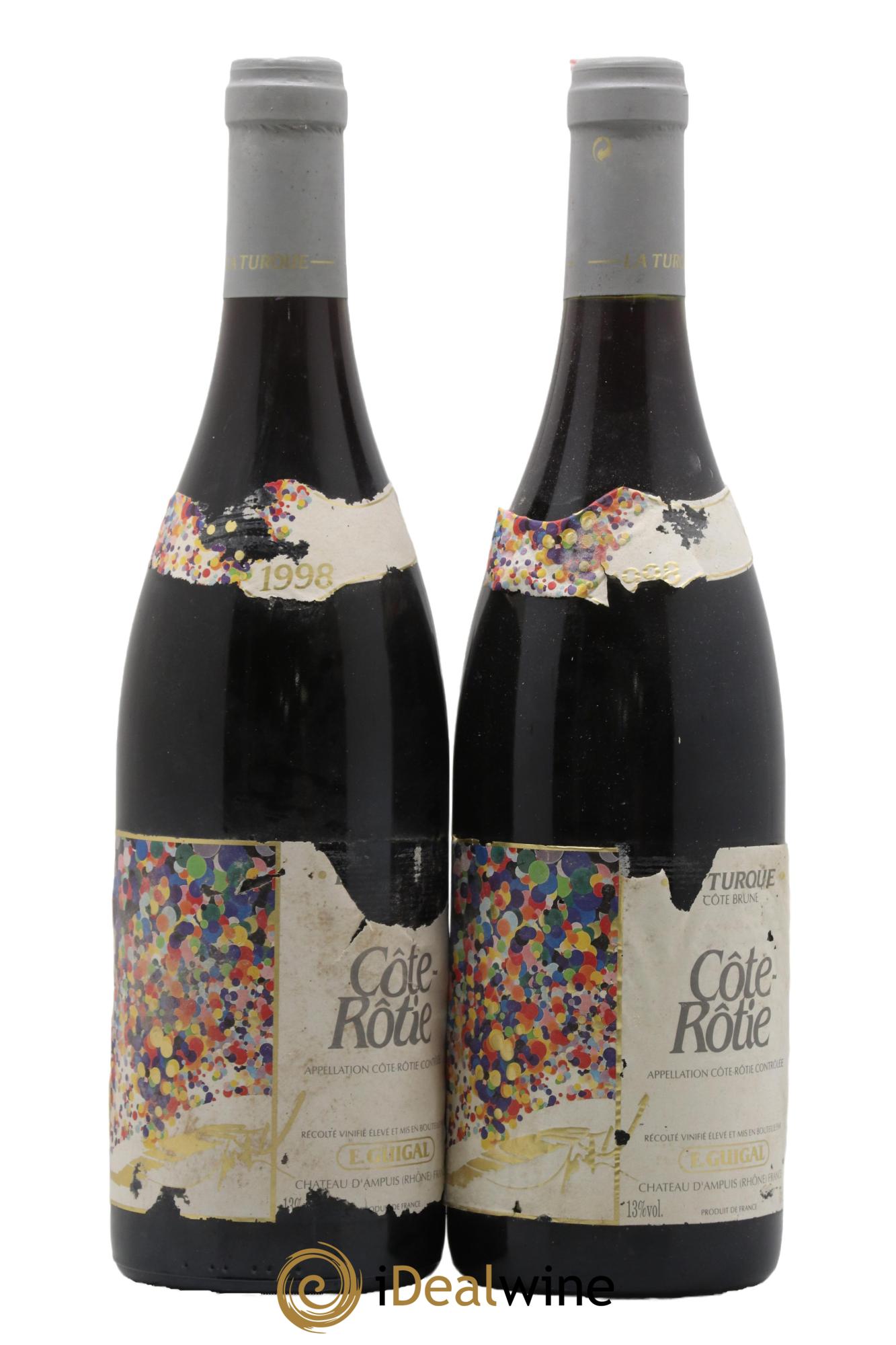 Côte-Rôtie La Turque Guigal 1998 - Lotto di 2 bottiglie - 0